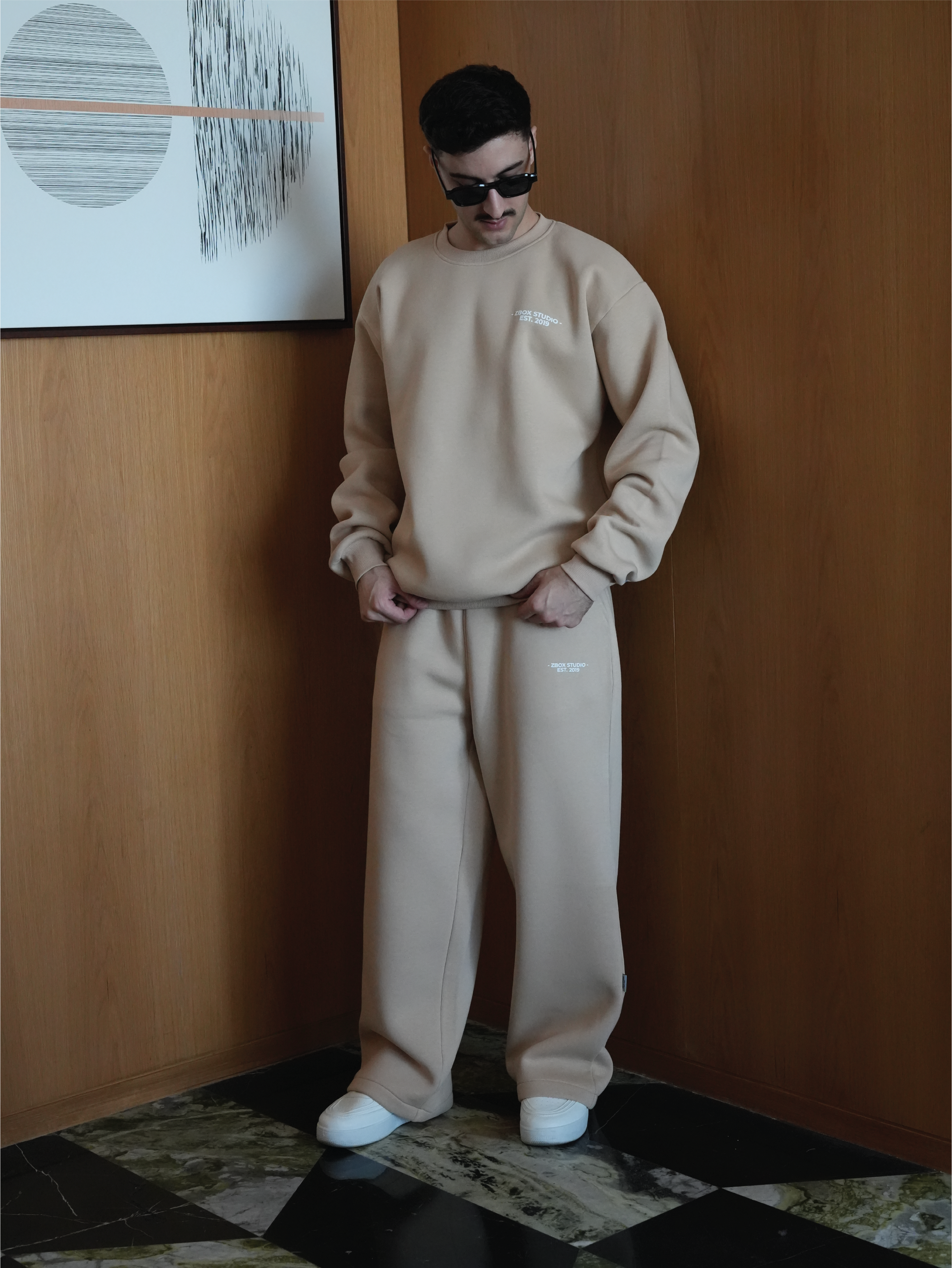 Beige Lounge Trousers