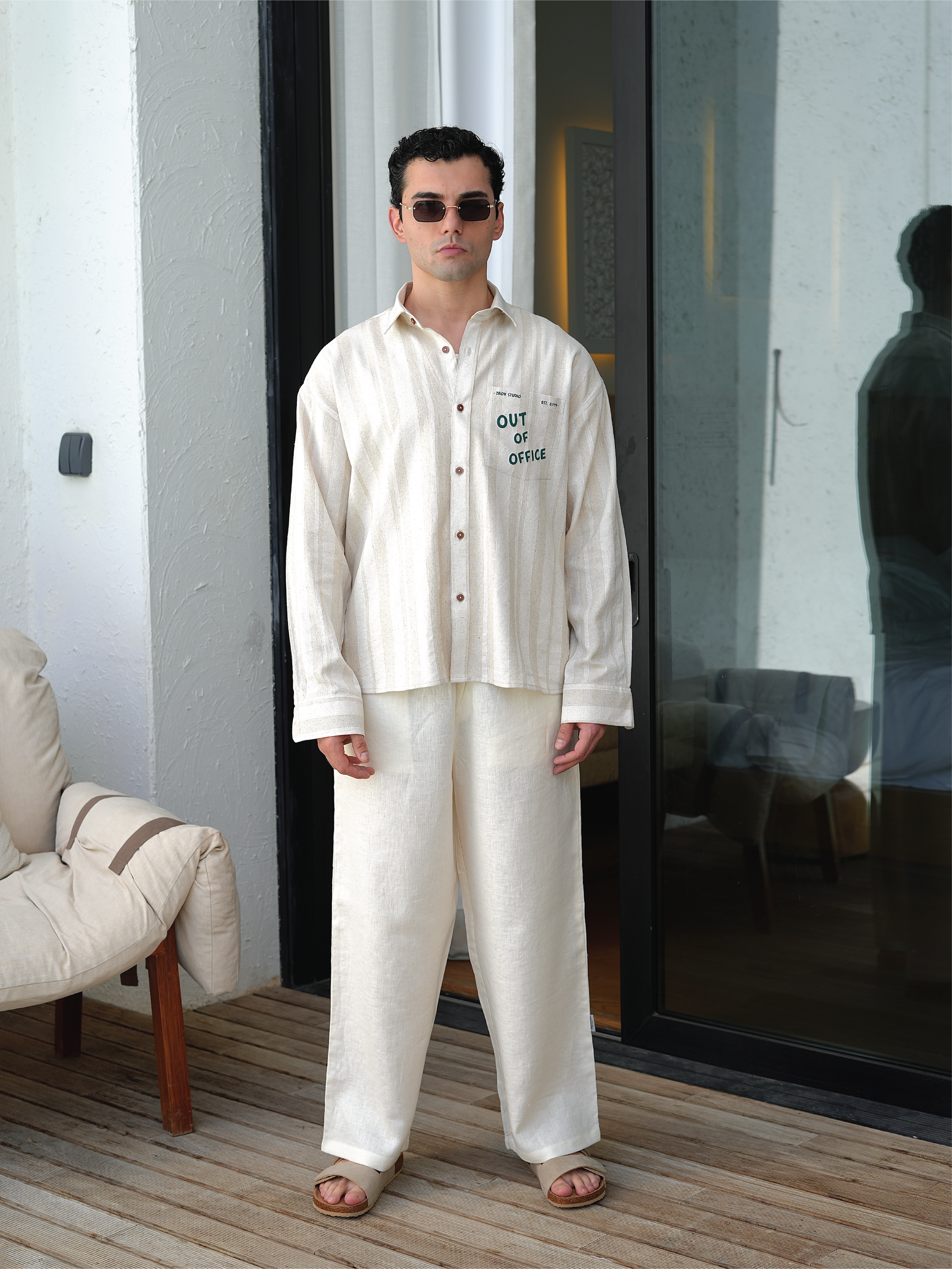 Mona Leav-sa Edition Linen Long Sleeve Shirt