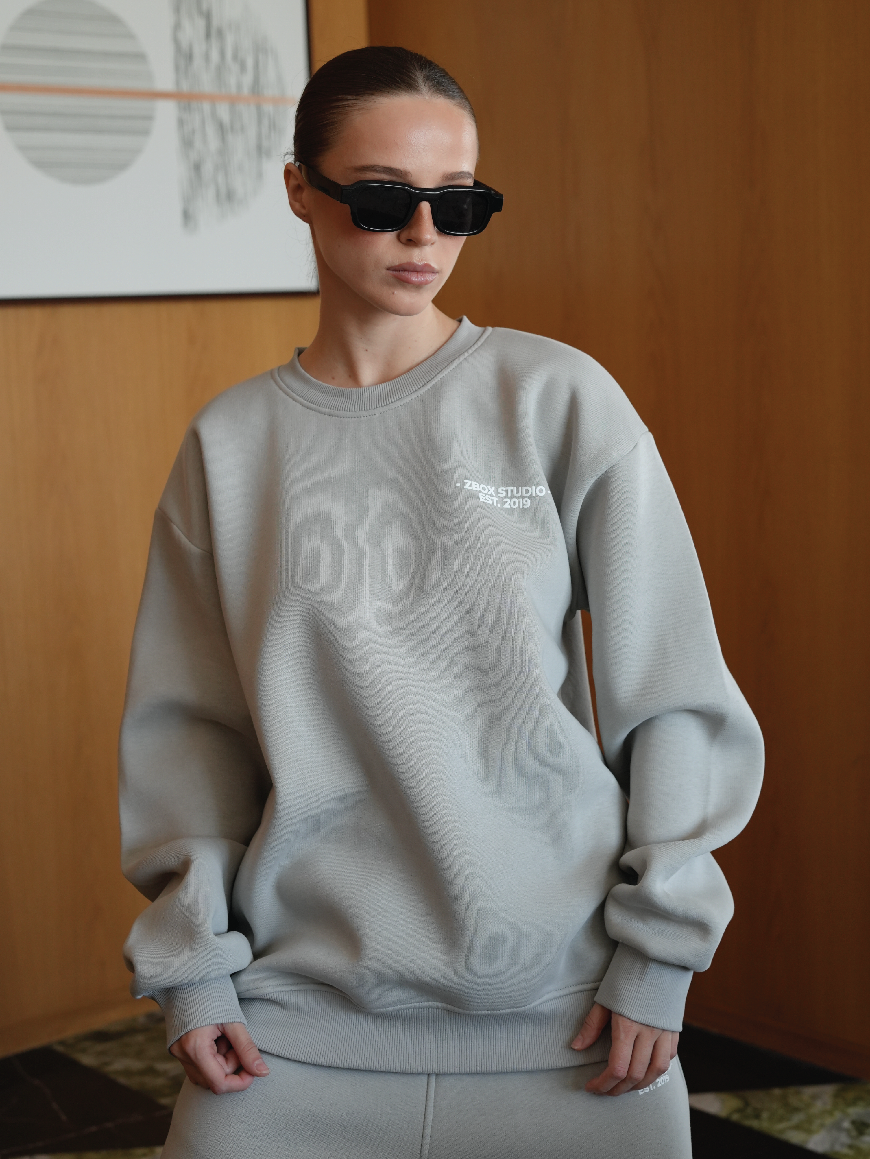 Light Grey Daily Sweatshirt