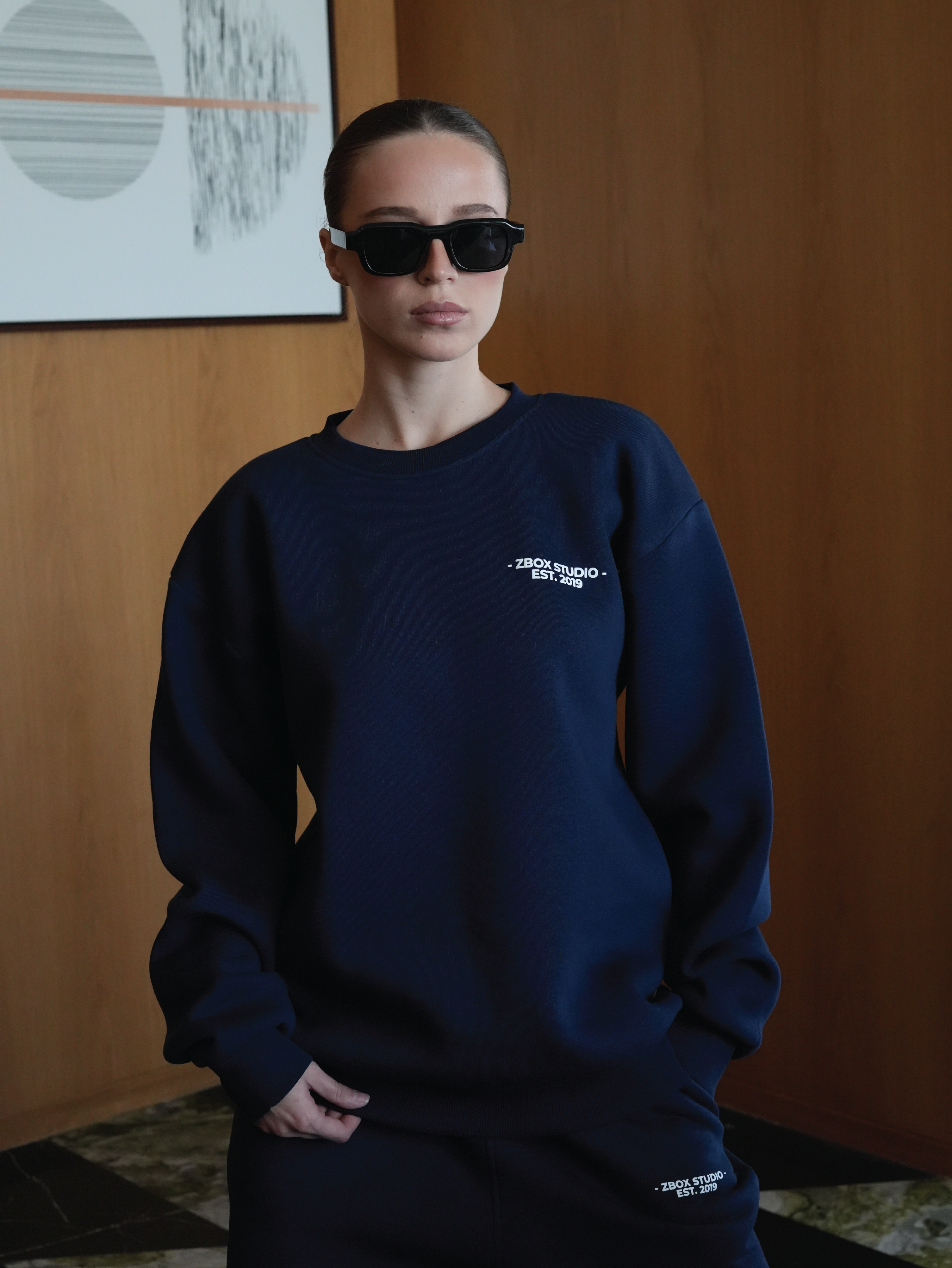 Navy Blue Daily Sweatshirt