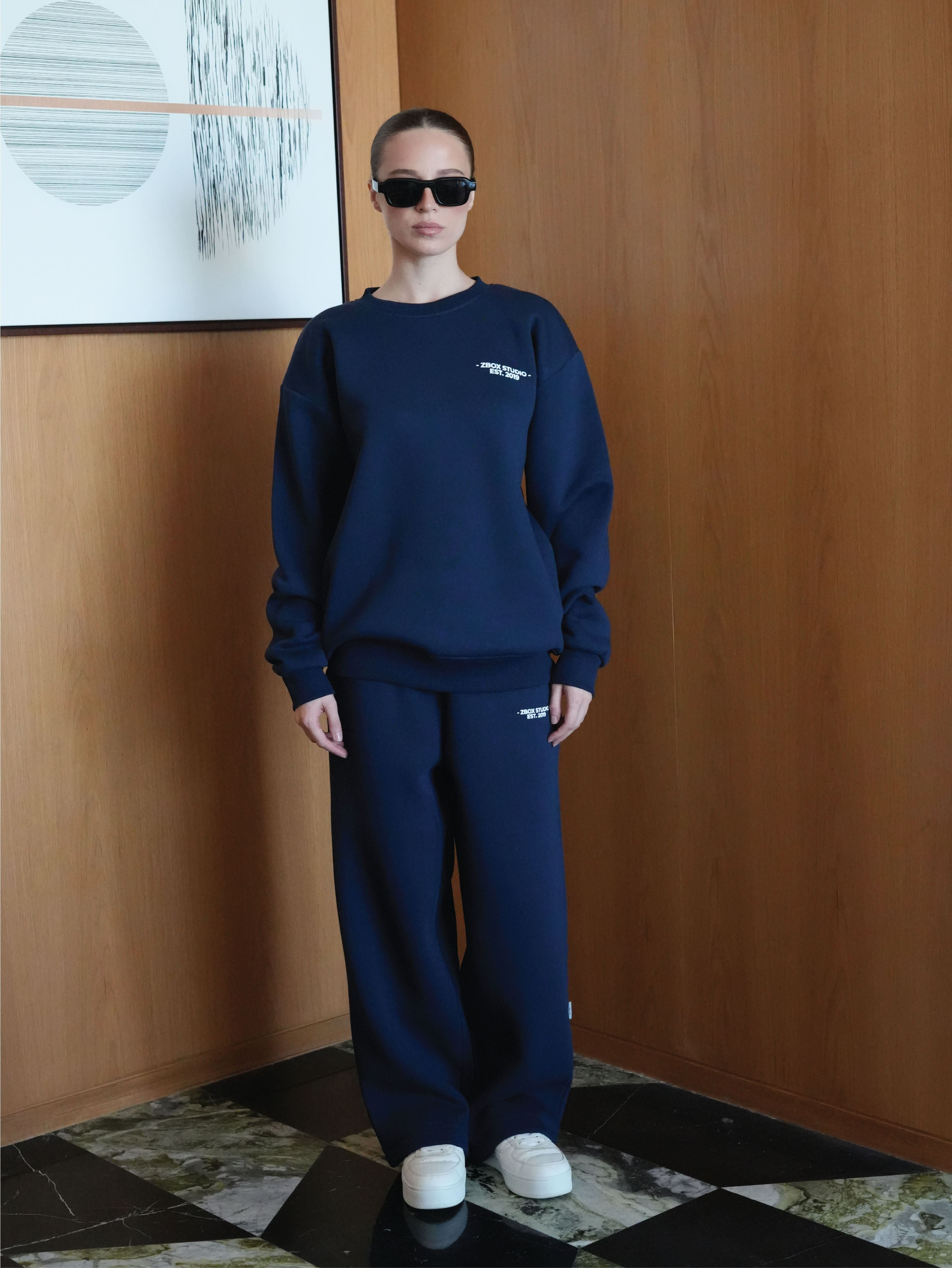 Navy Blue Daily Sweatshirt