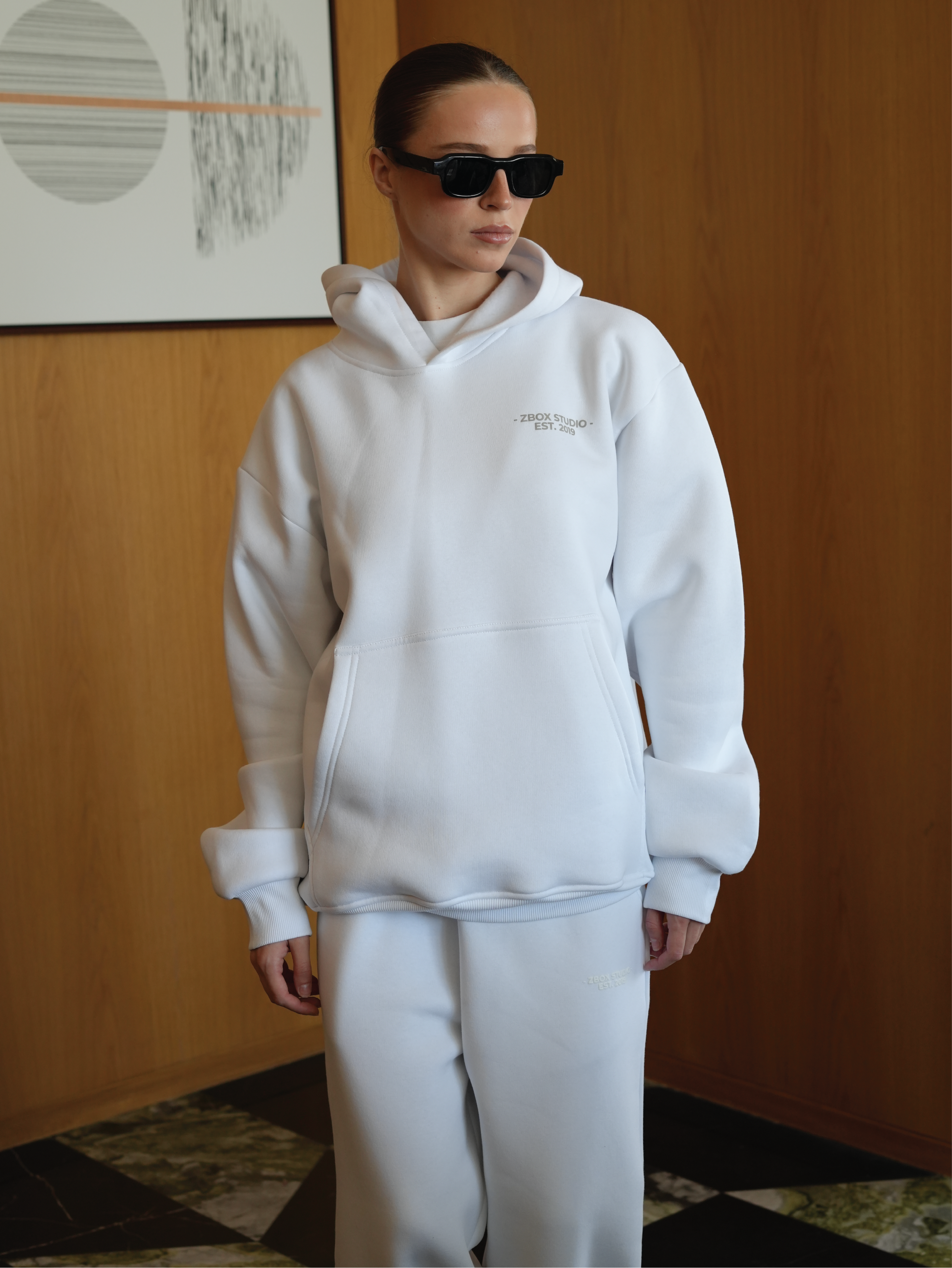 White Everyday Hoodie