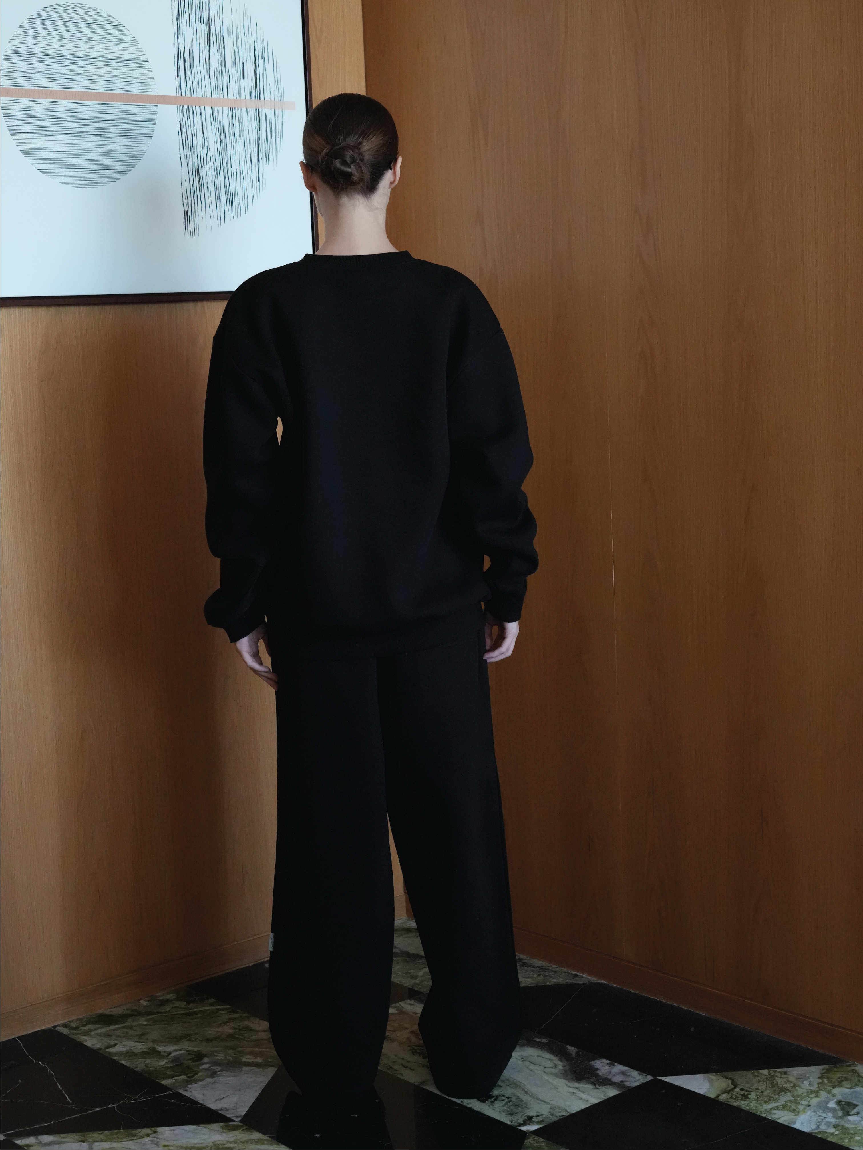 Black Daily Sweatshirt