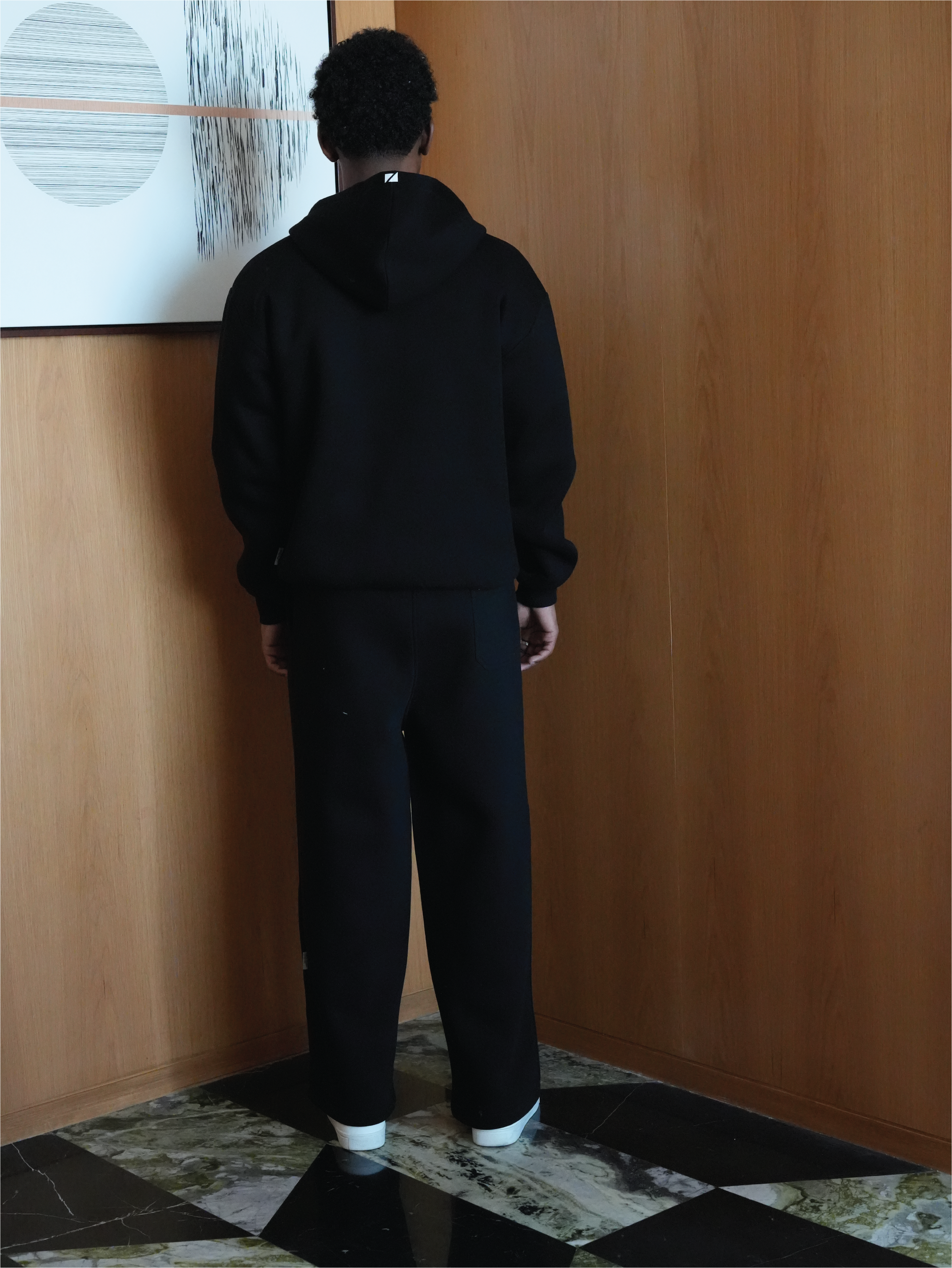 Black Zip Hoodie