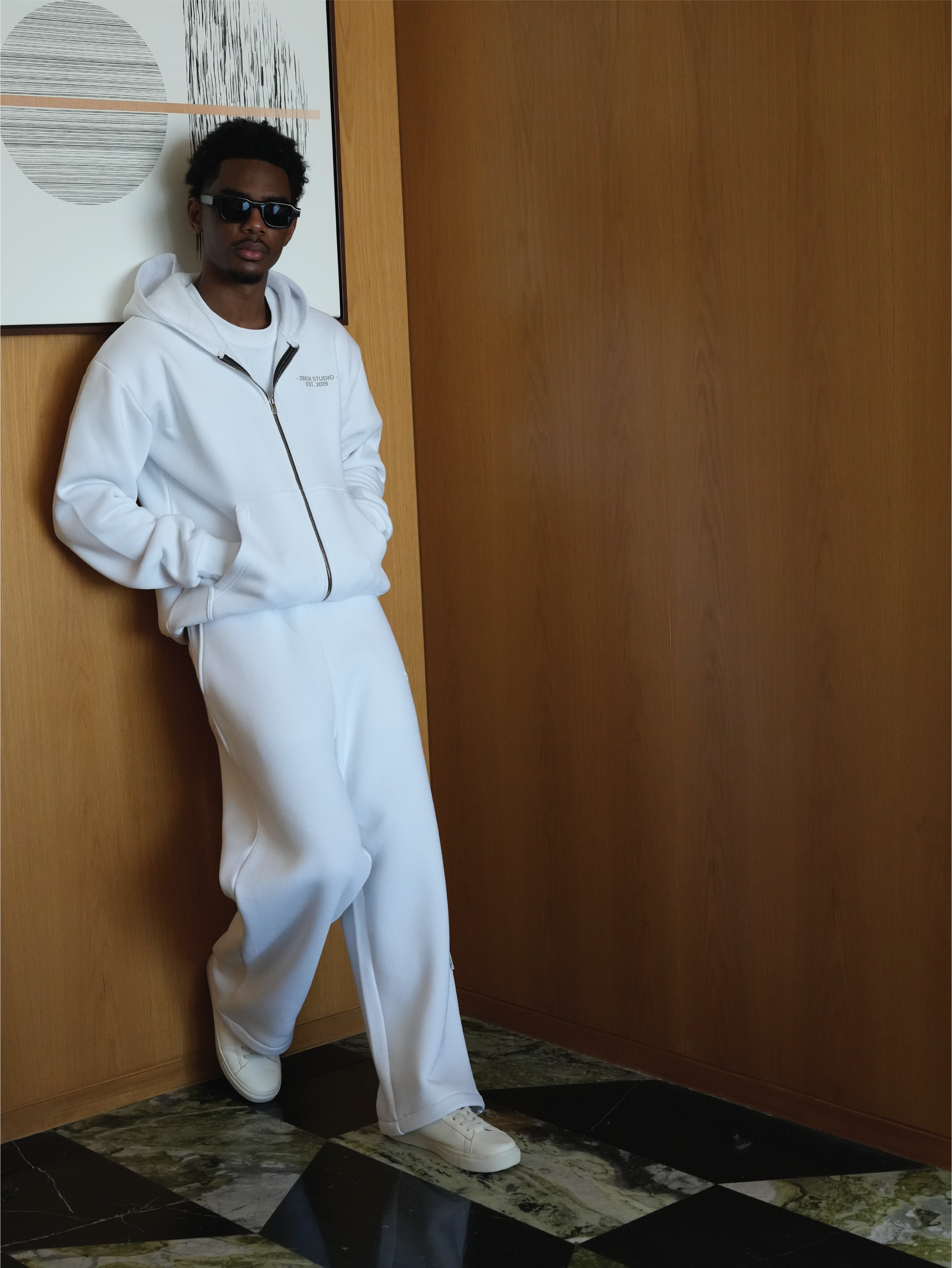 White Lounge Trousers