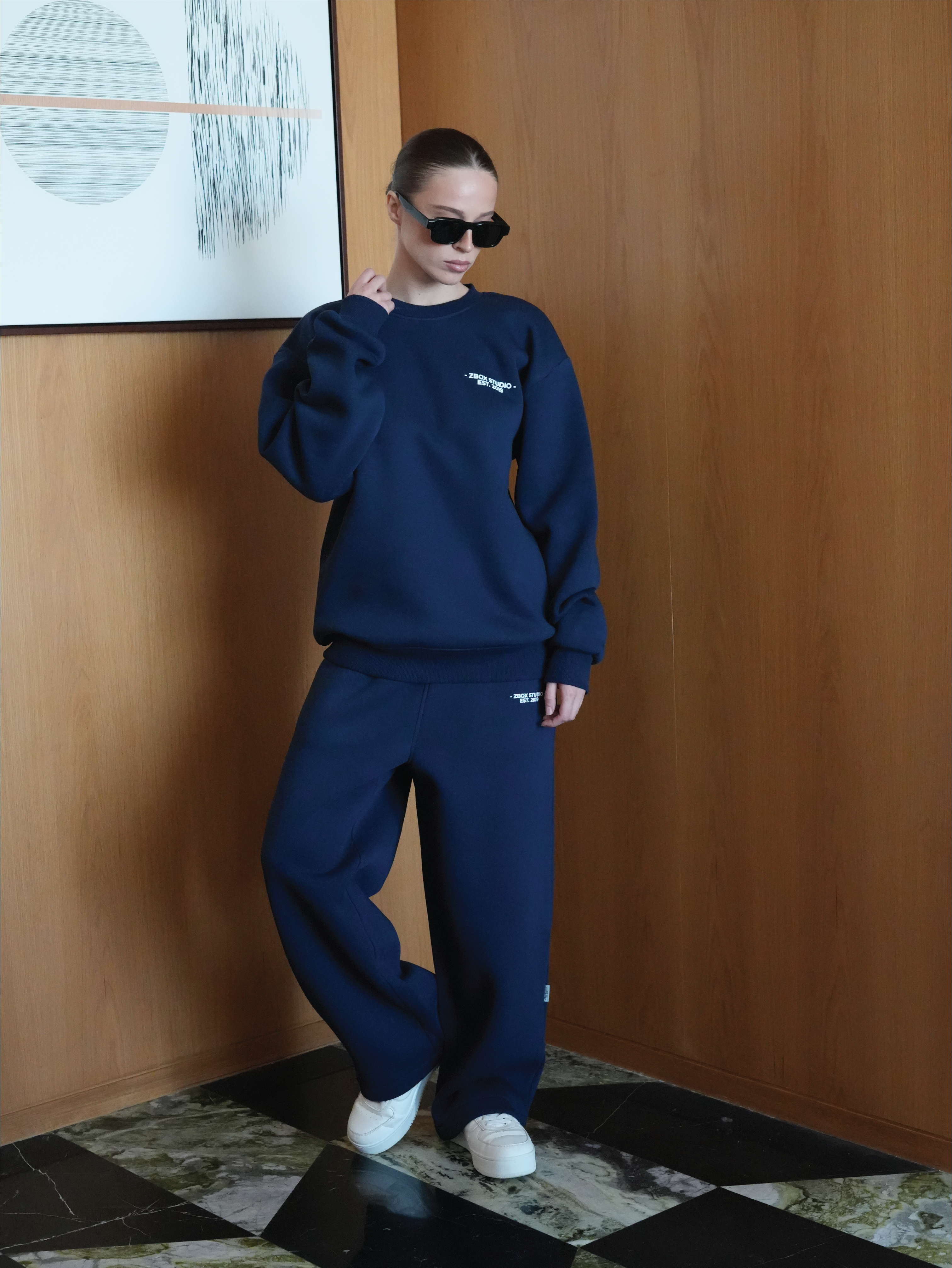 Navy Blue Lounge Trousers