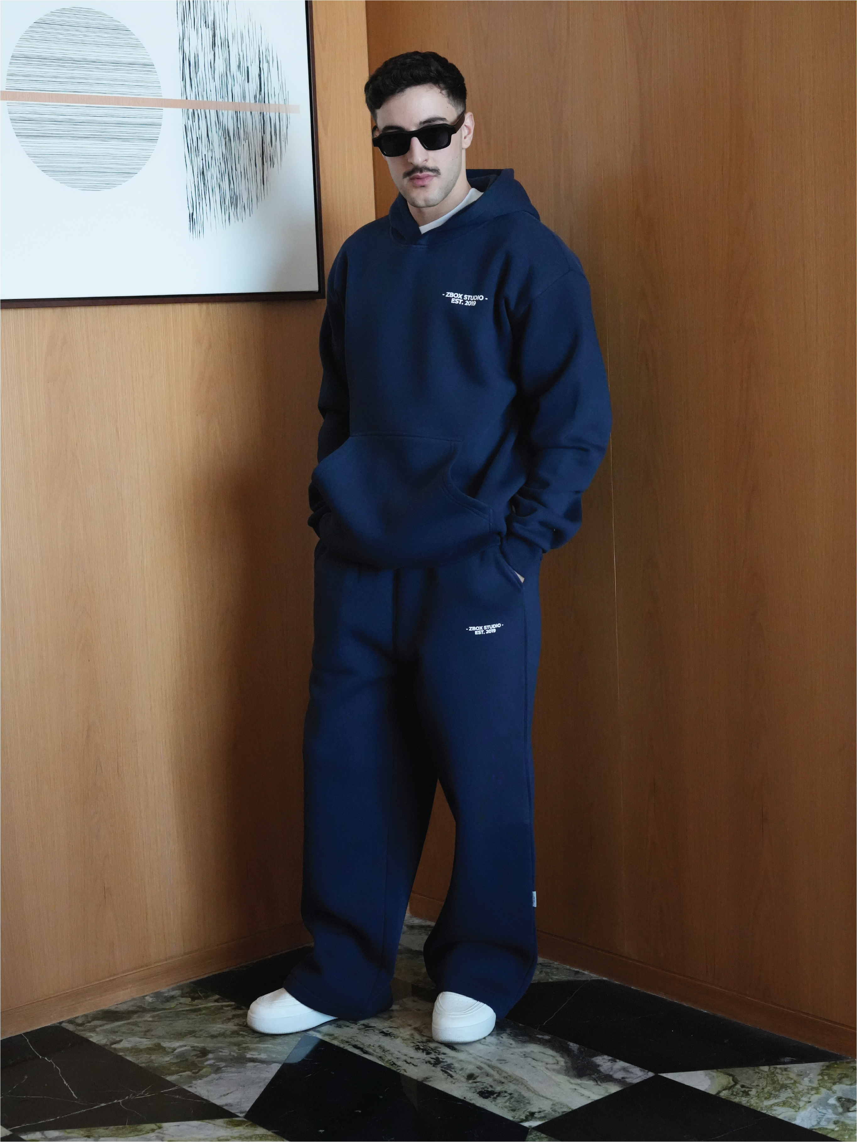 Navy Blue Lounge Trousers