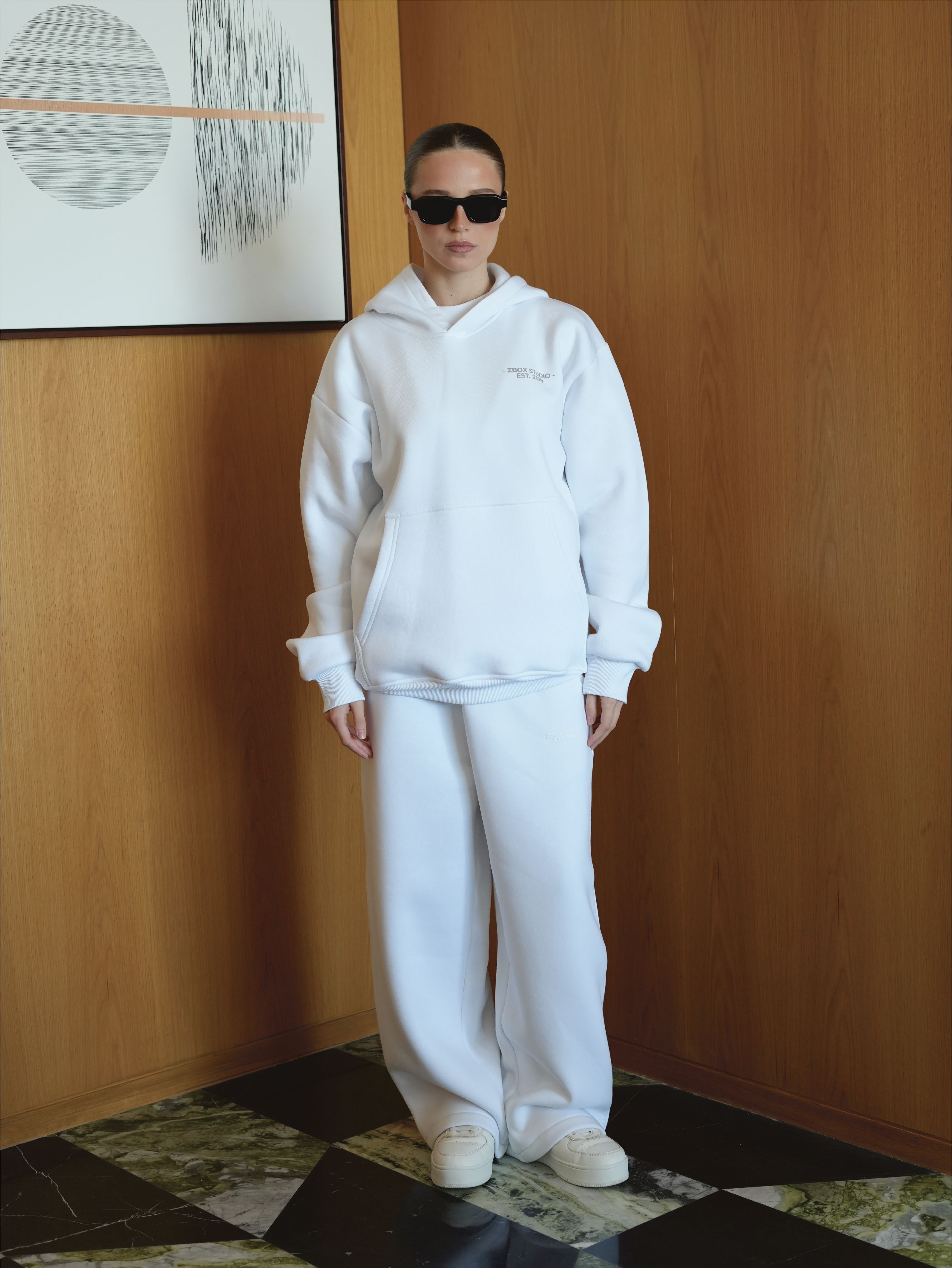 White Everyday Hoodie