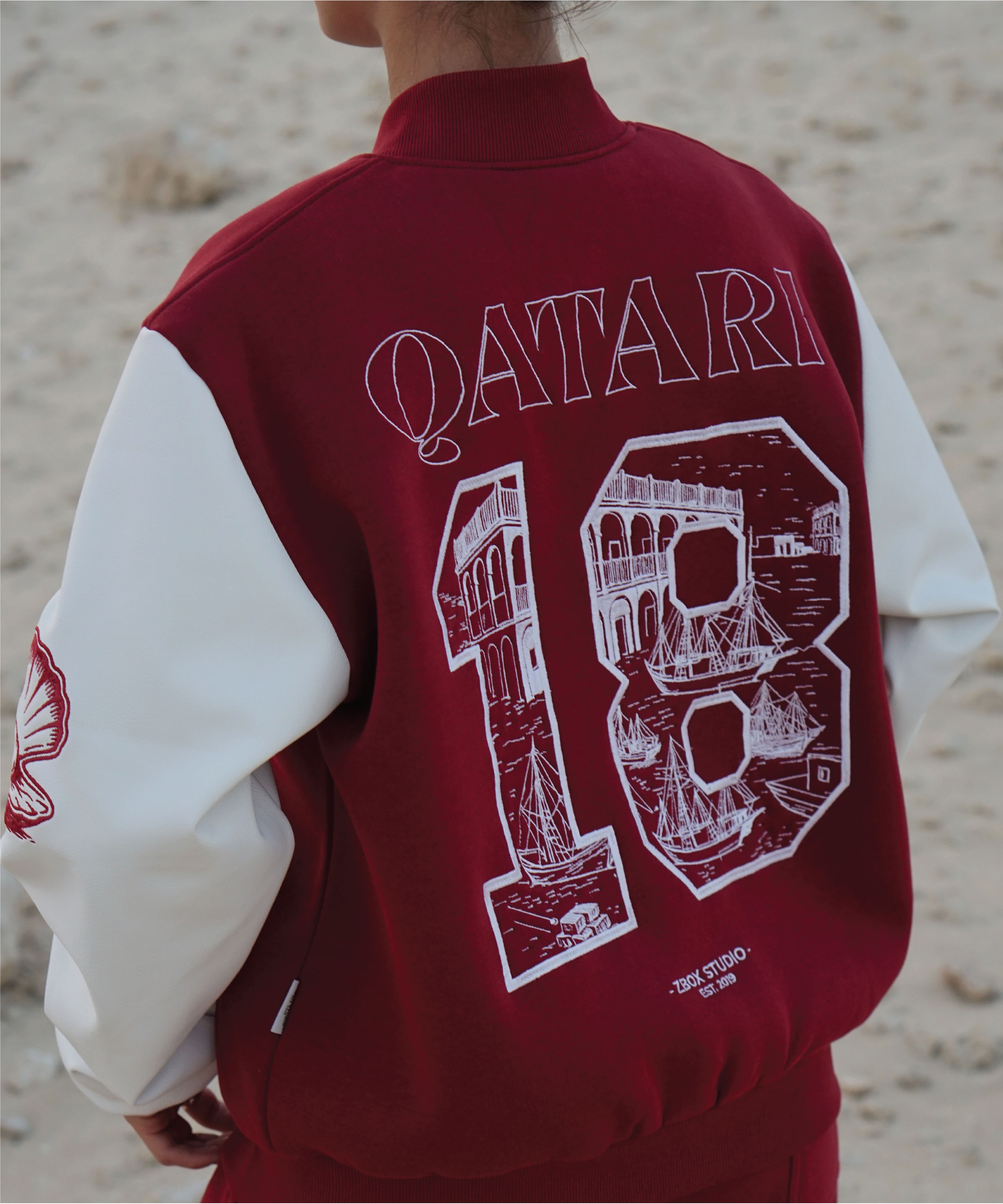 The Qatari 18 Varsity Jacket