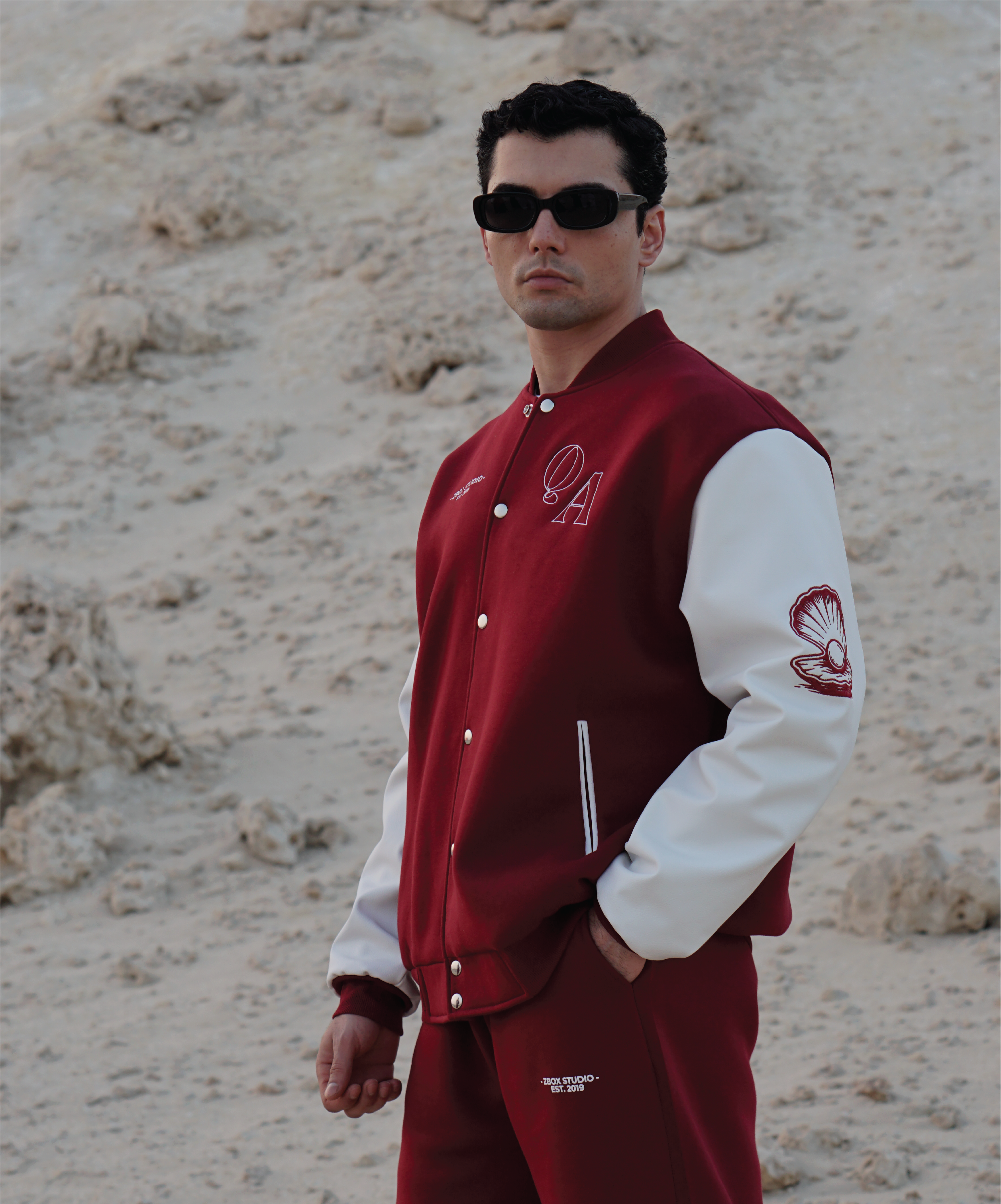 The Qatari 18 Varsity Jacket