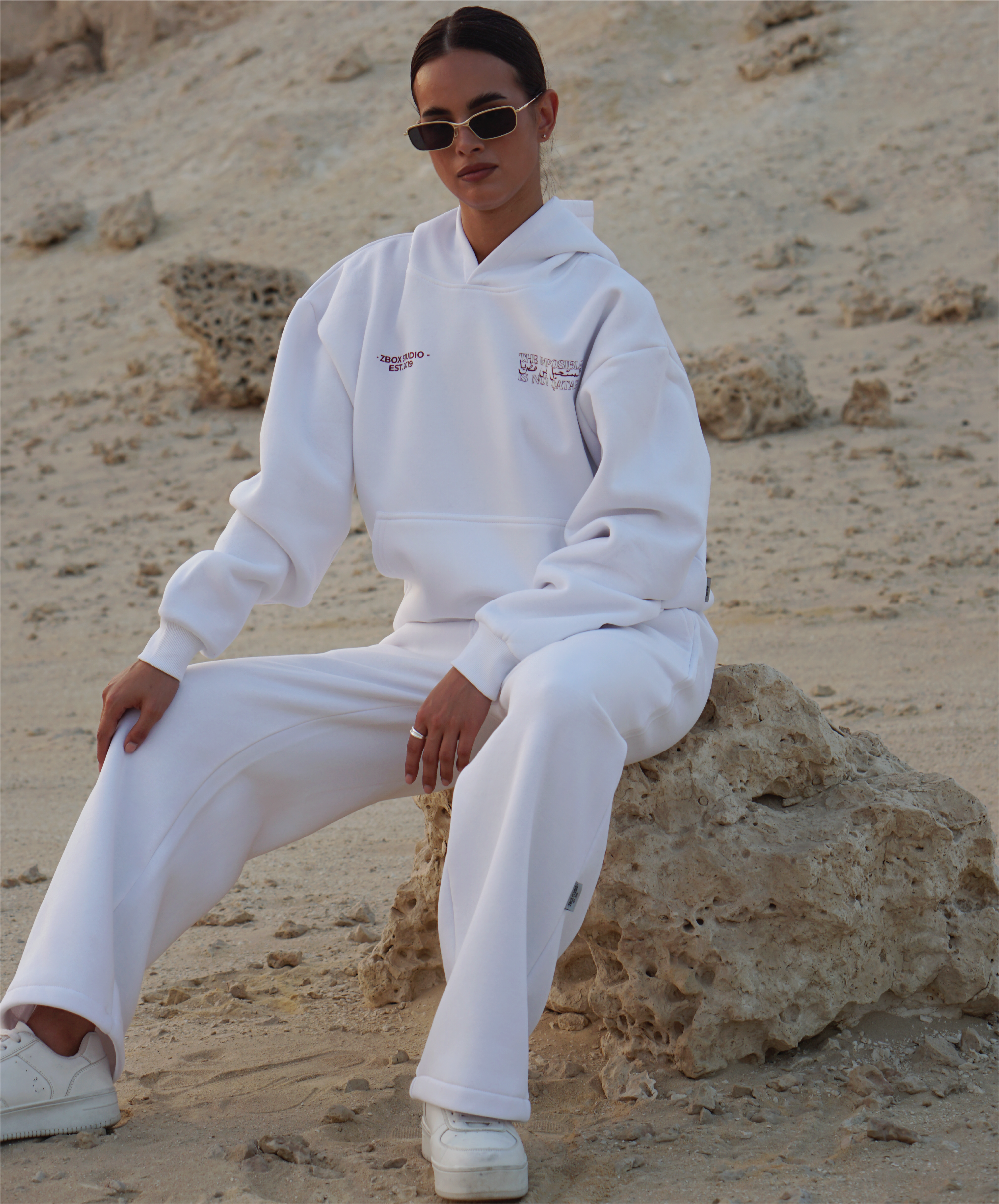 White Everyday Trousers