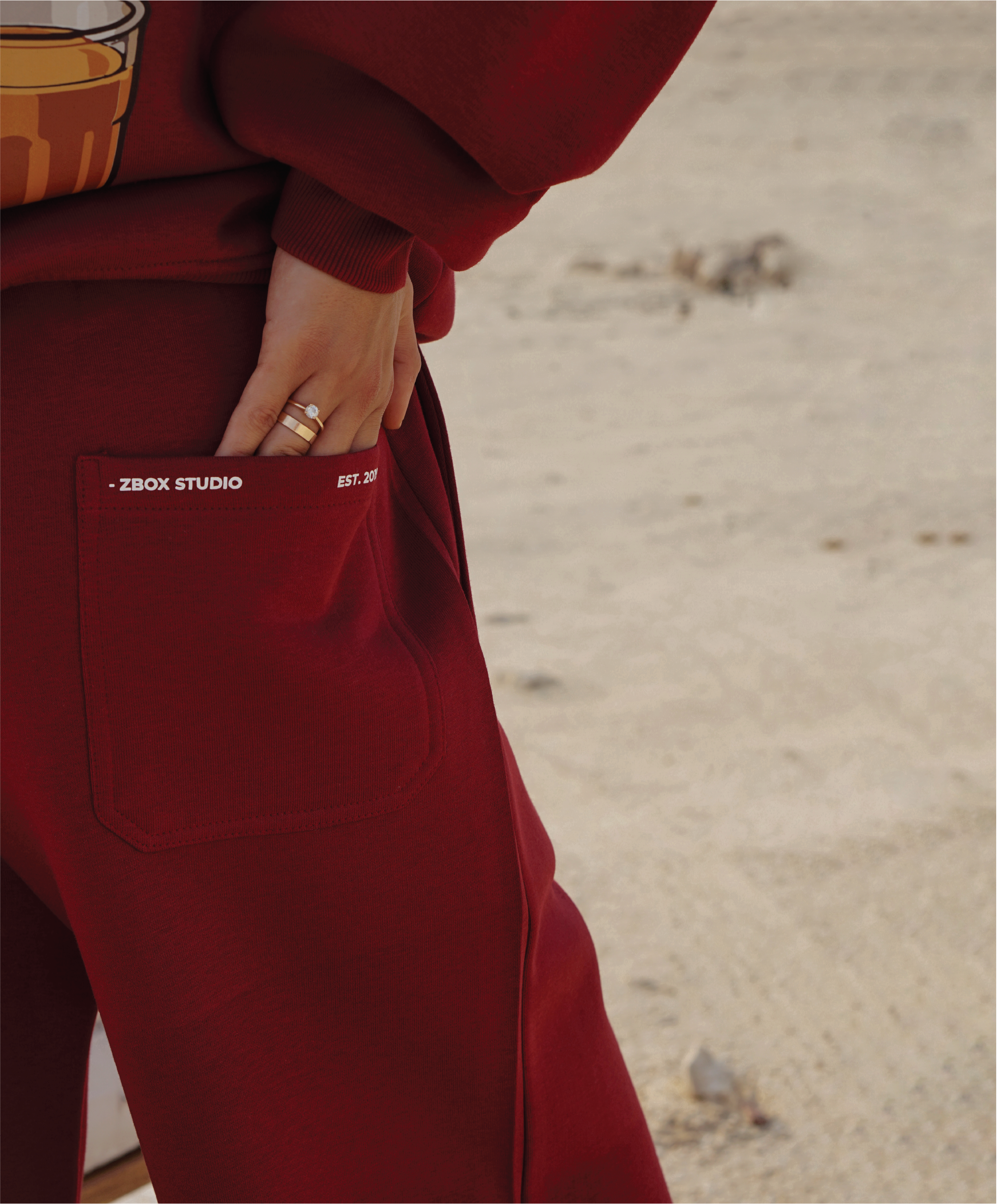 Maroon Everyday Trousers