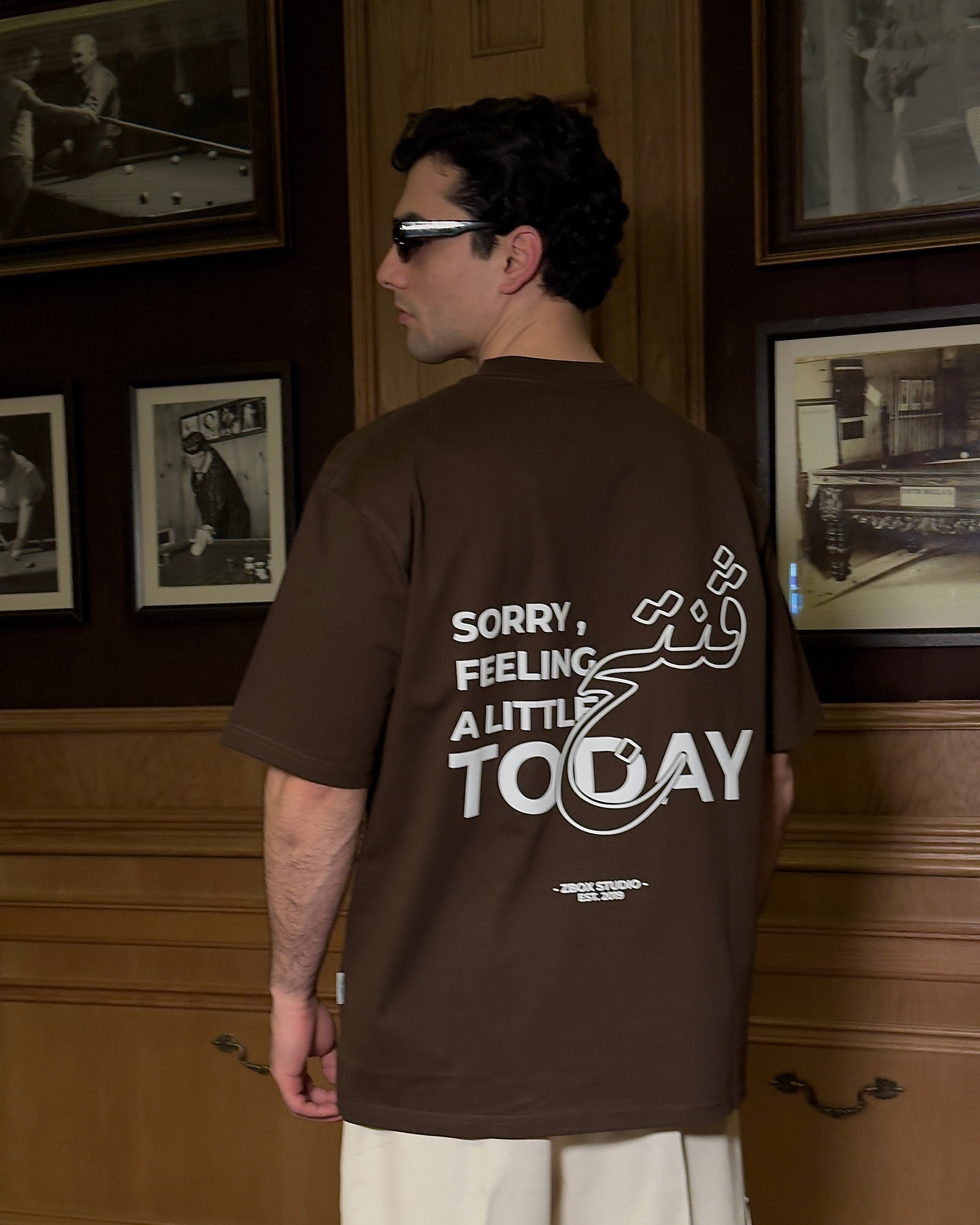 Feeling A Little ڤنتج Today Oversized T-shirt