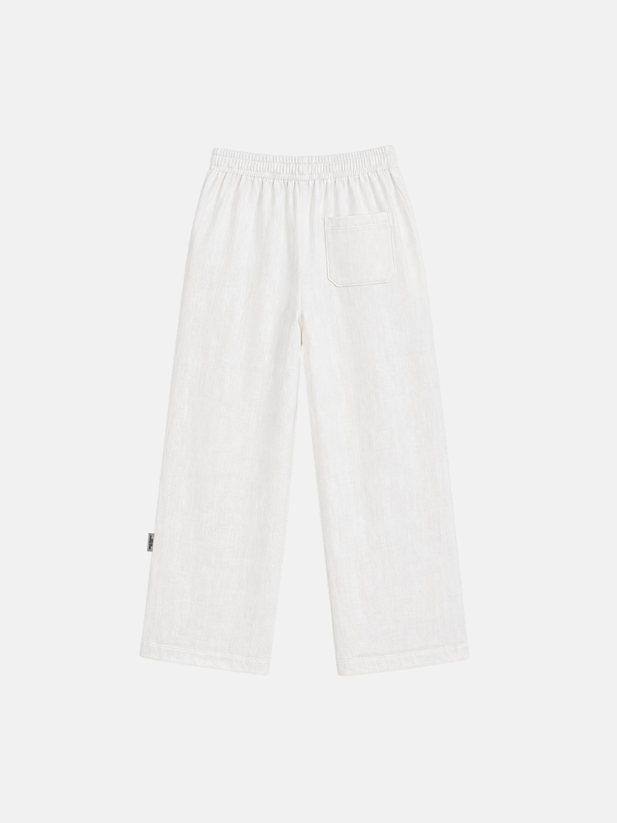 Resort Linen Trousers – White
