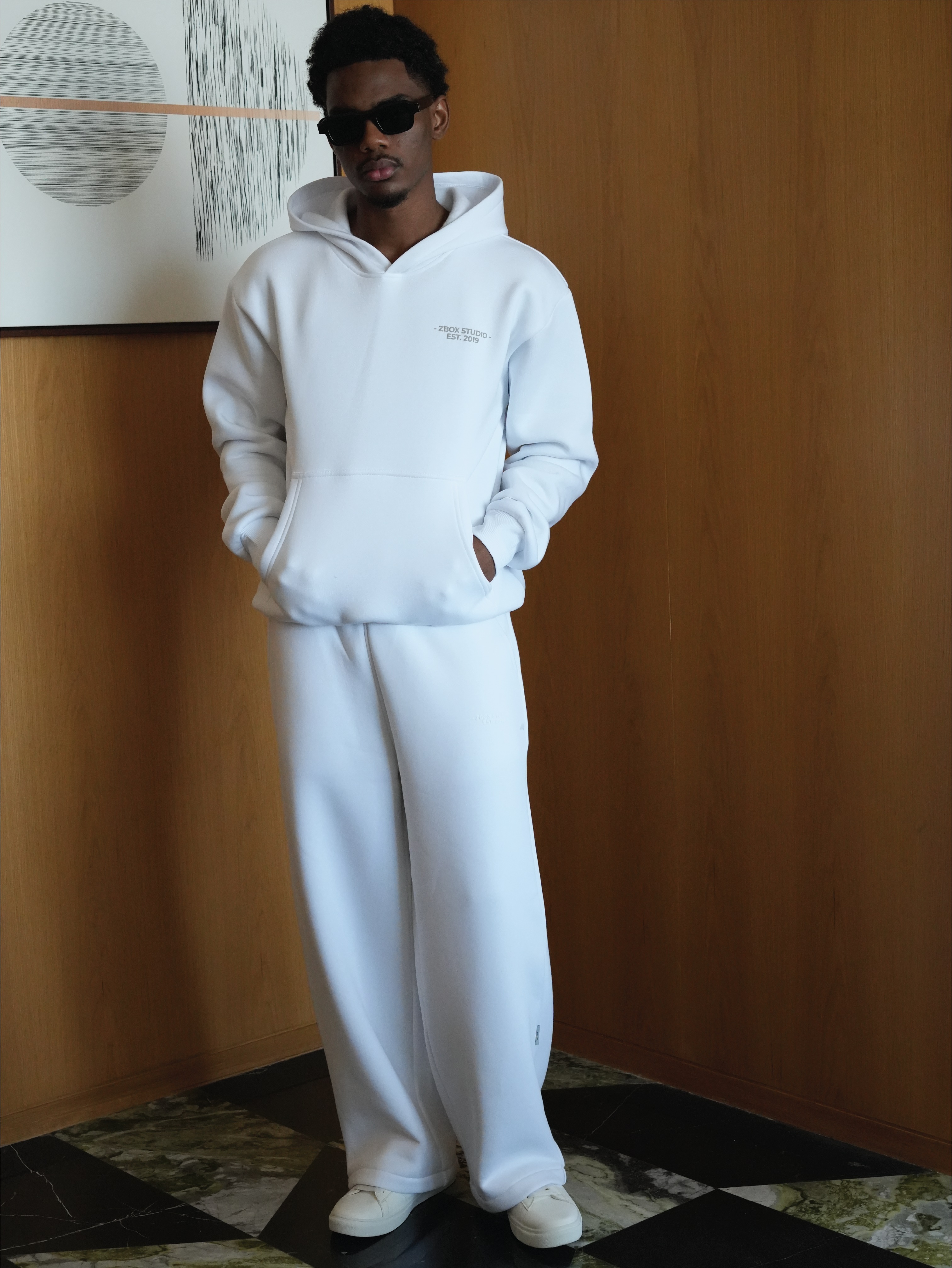 White Lounge Trousers