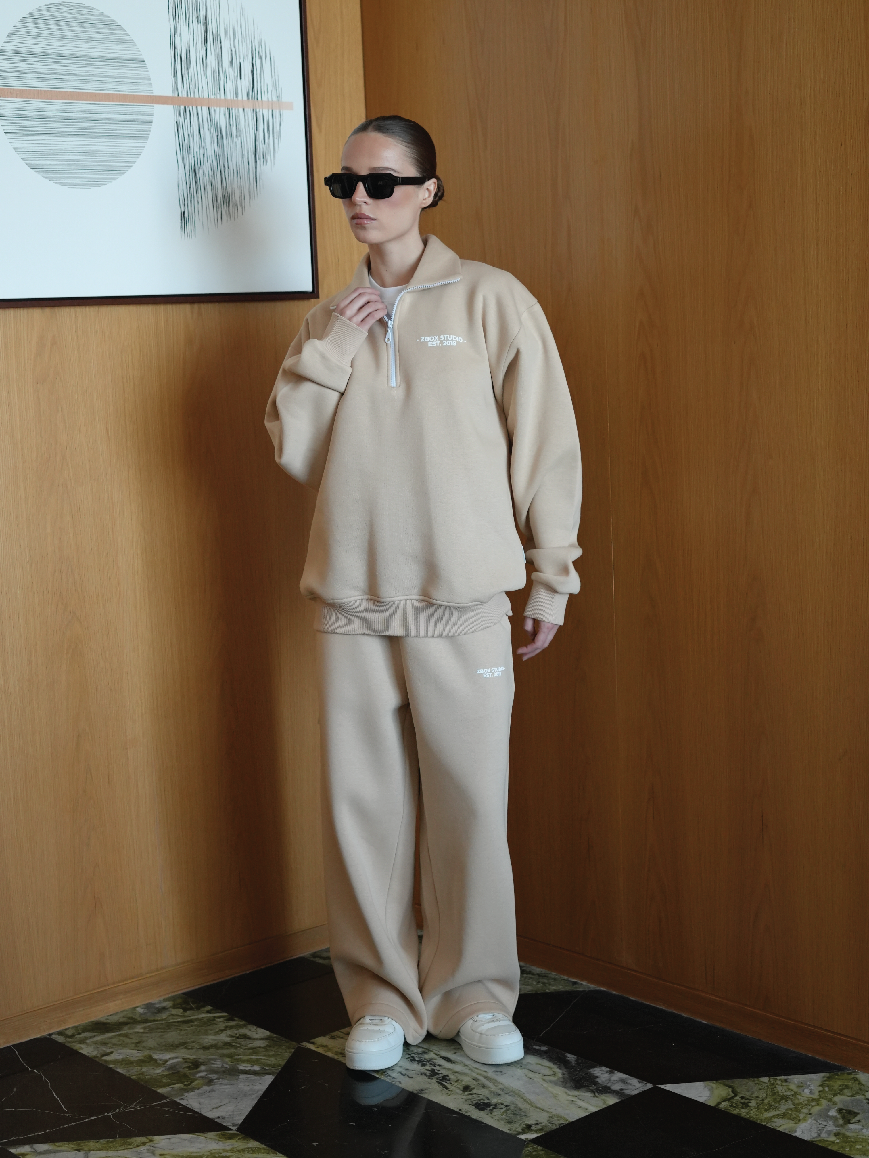 Beige Lounge Trousers
