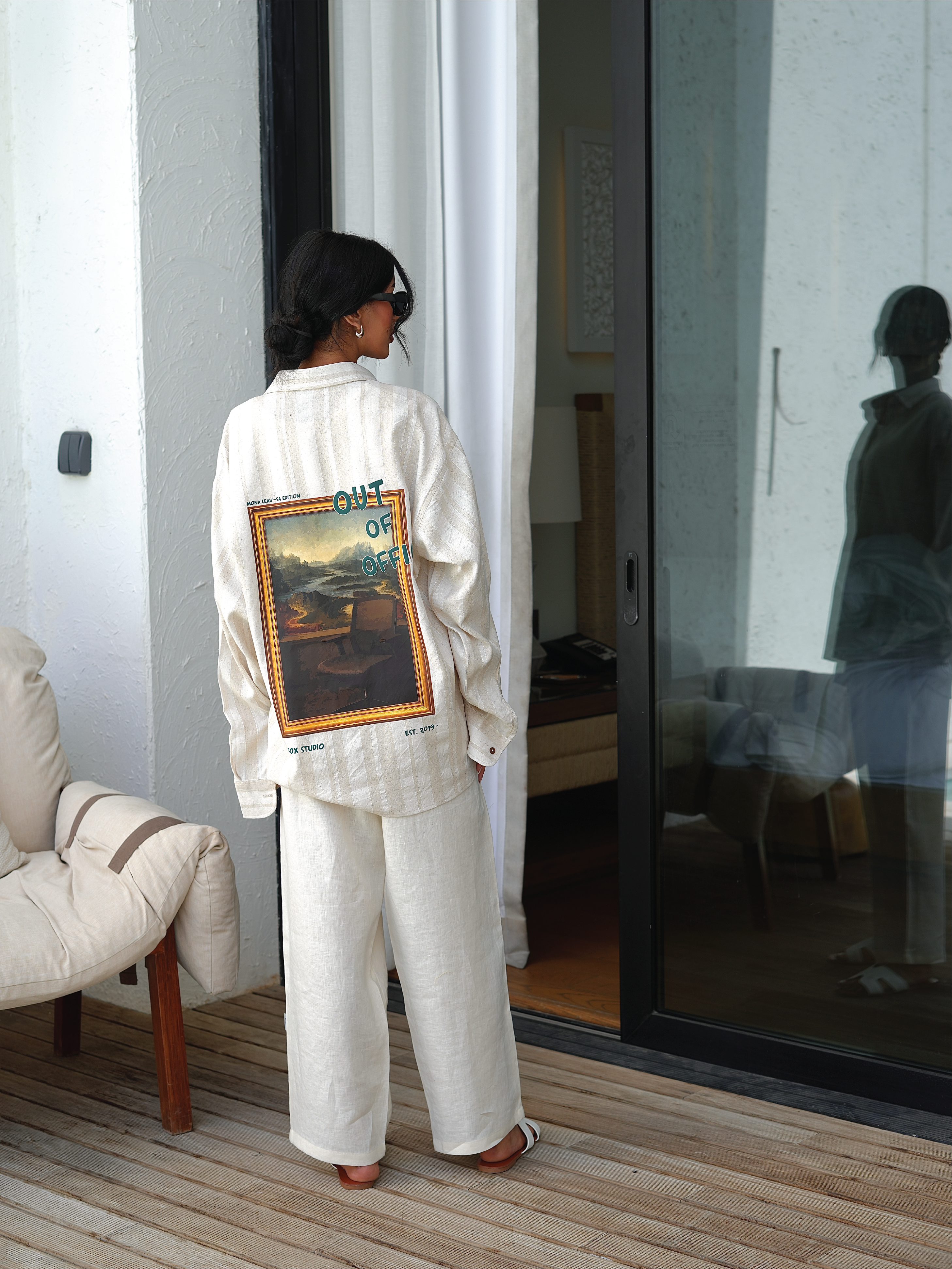 Mona Leav-sa Edition Linen Long Sleeve Shirt
