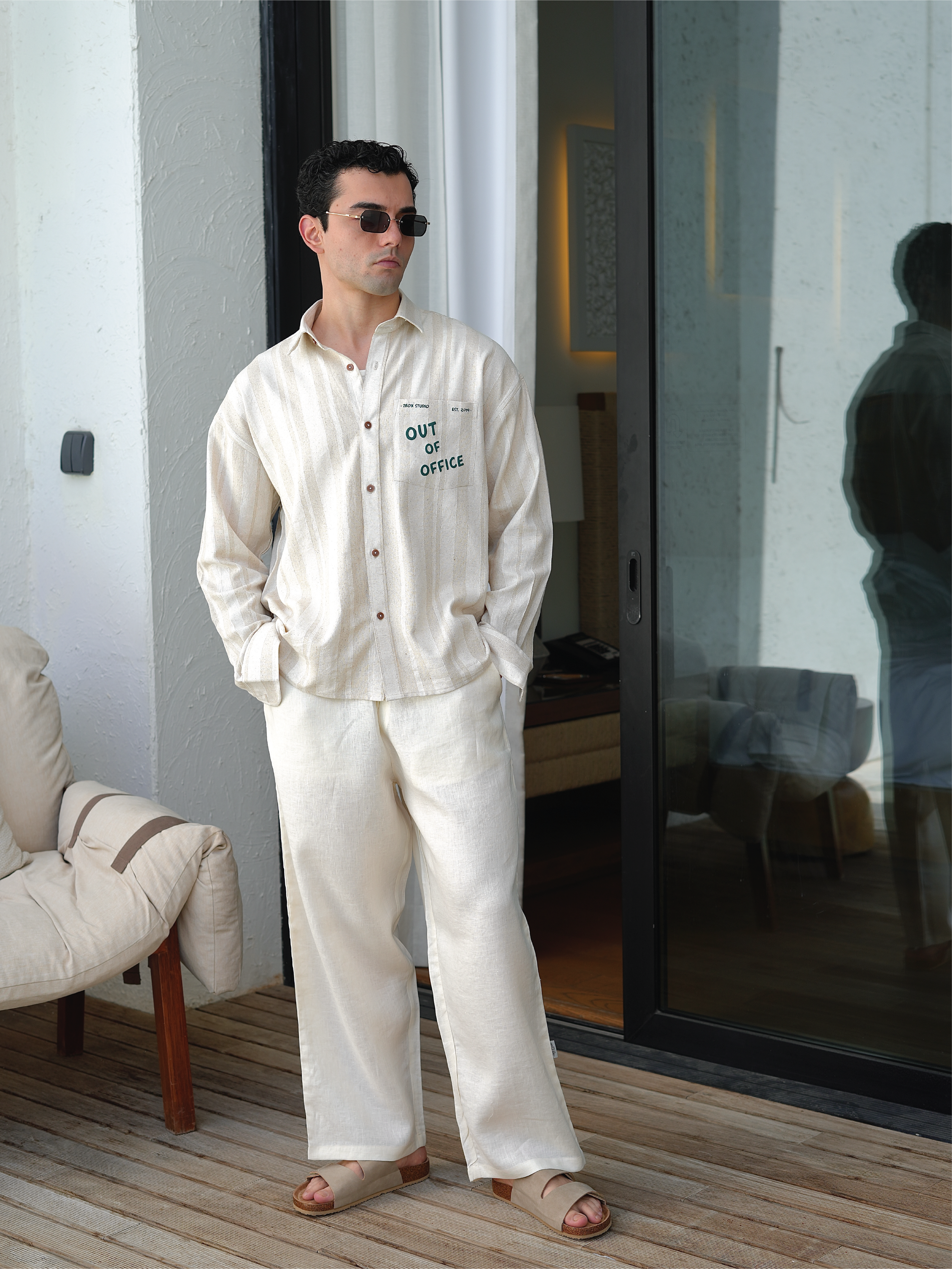 Mona Leav-sa Edition Linen Long Sleeve Shirt