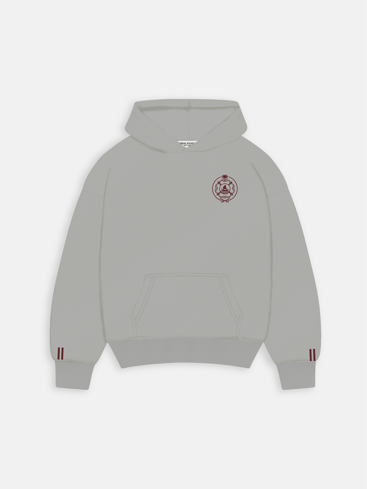 QSS Sheffield Minimal Embroidered Hoodie