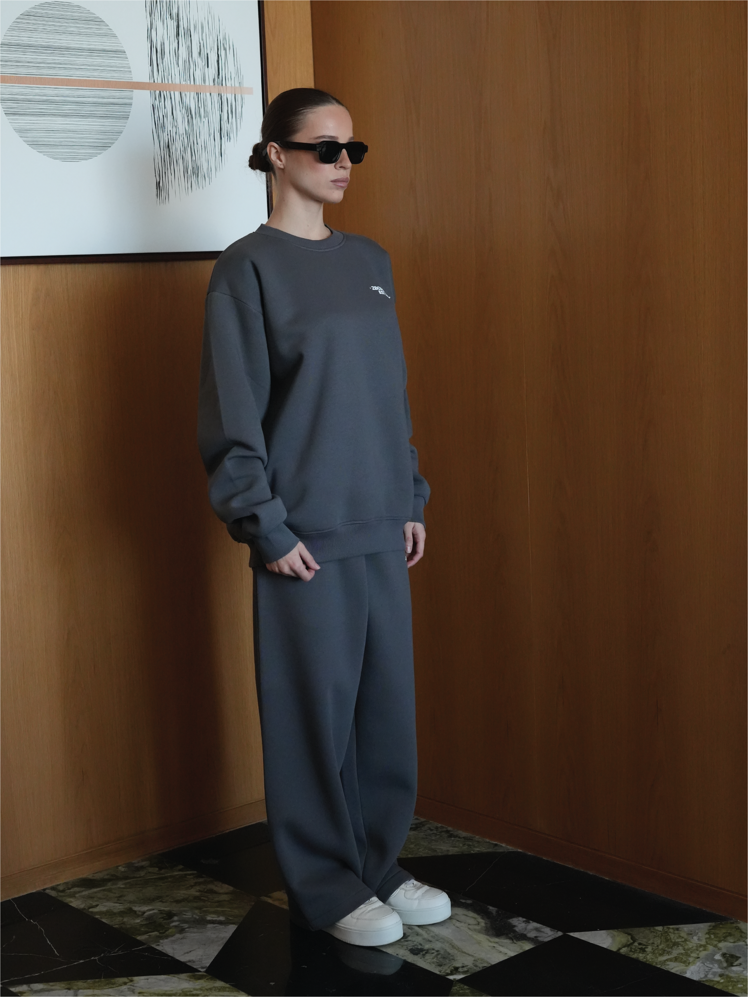 Dark Grey Daily Sweatshirt