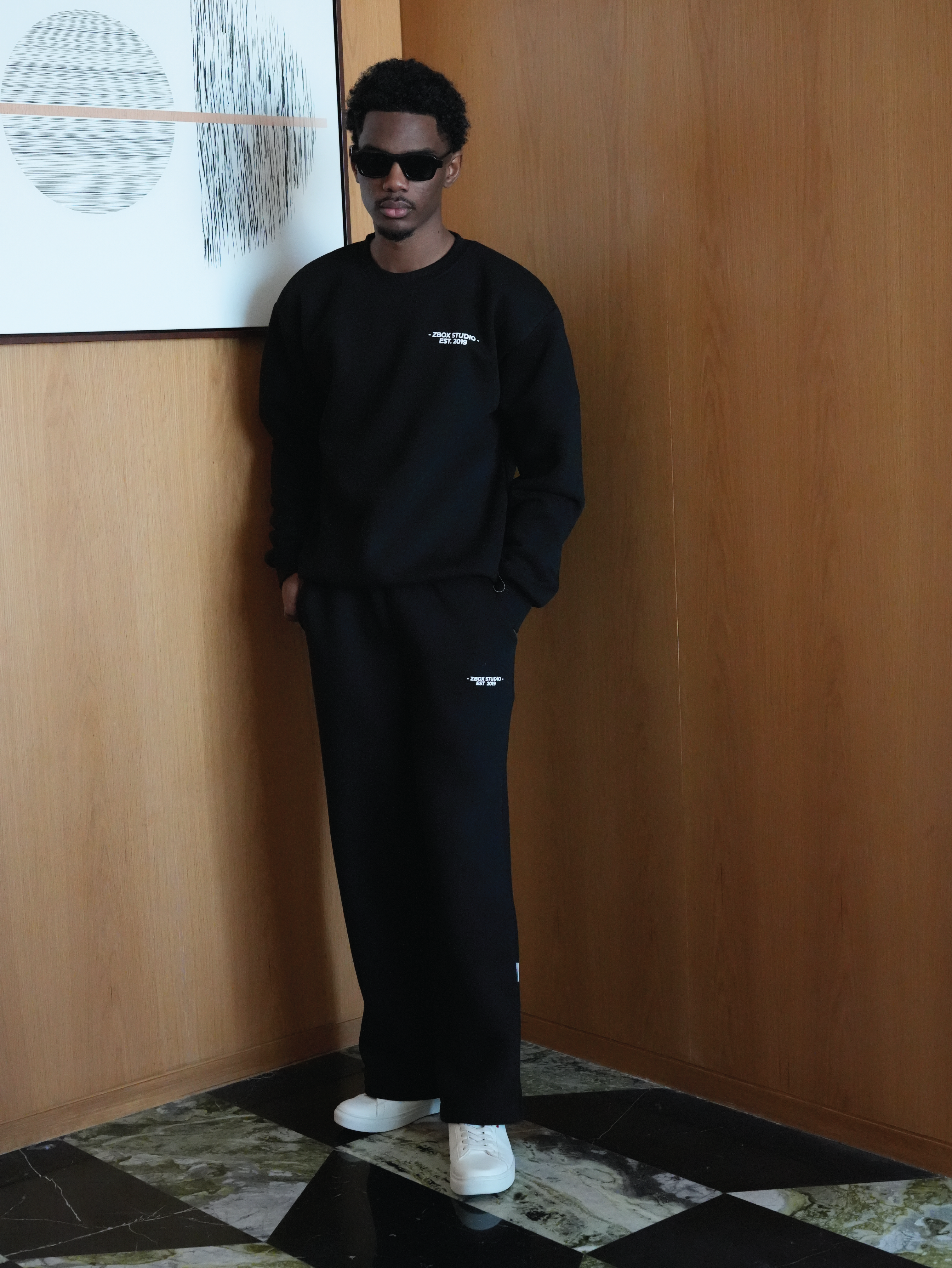 Black Daily Sweatshirt