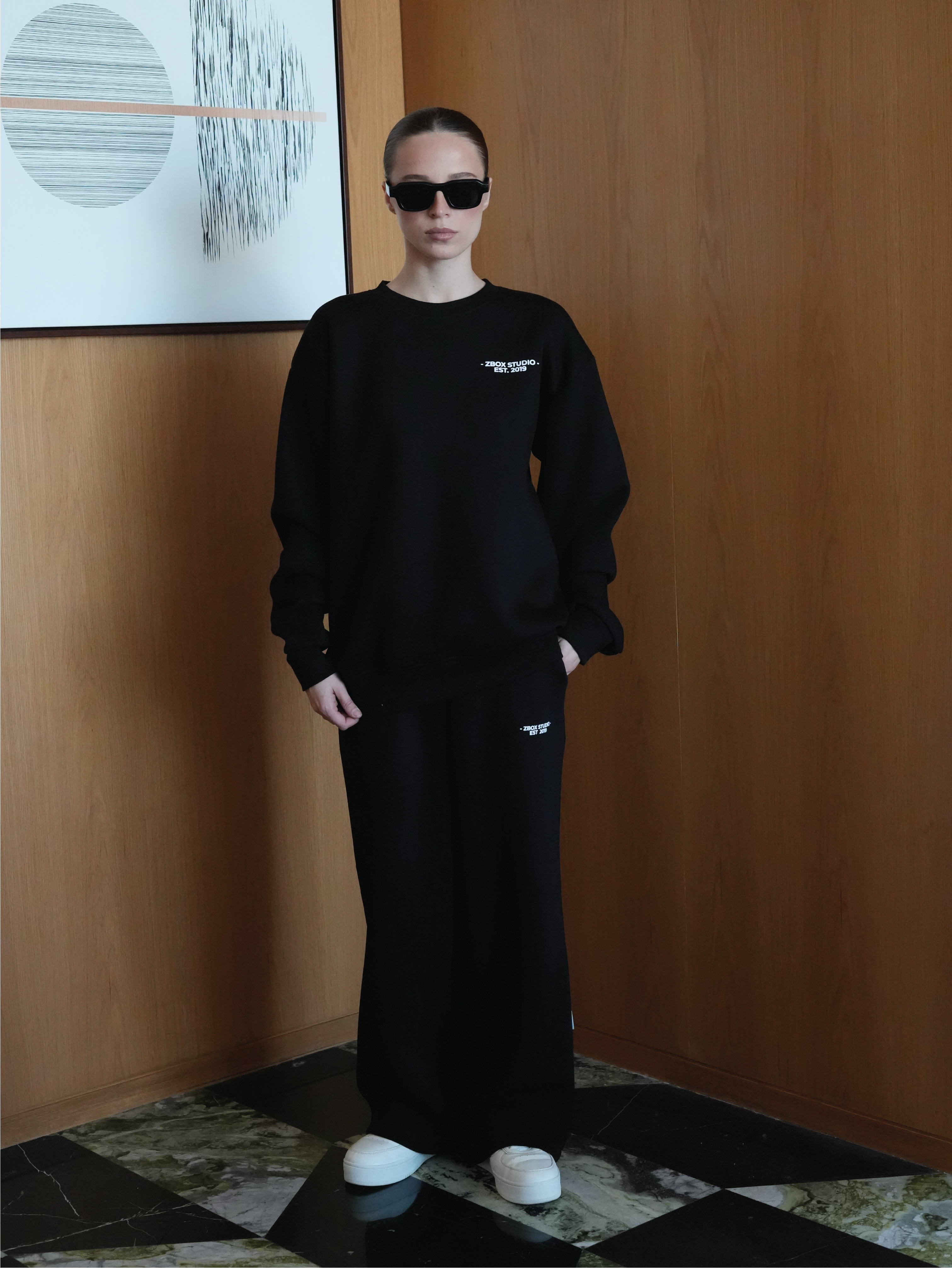 Black Daily Sweatshirt