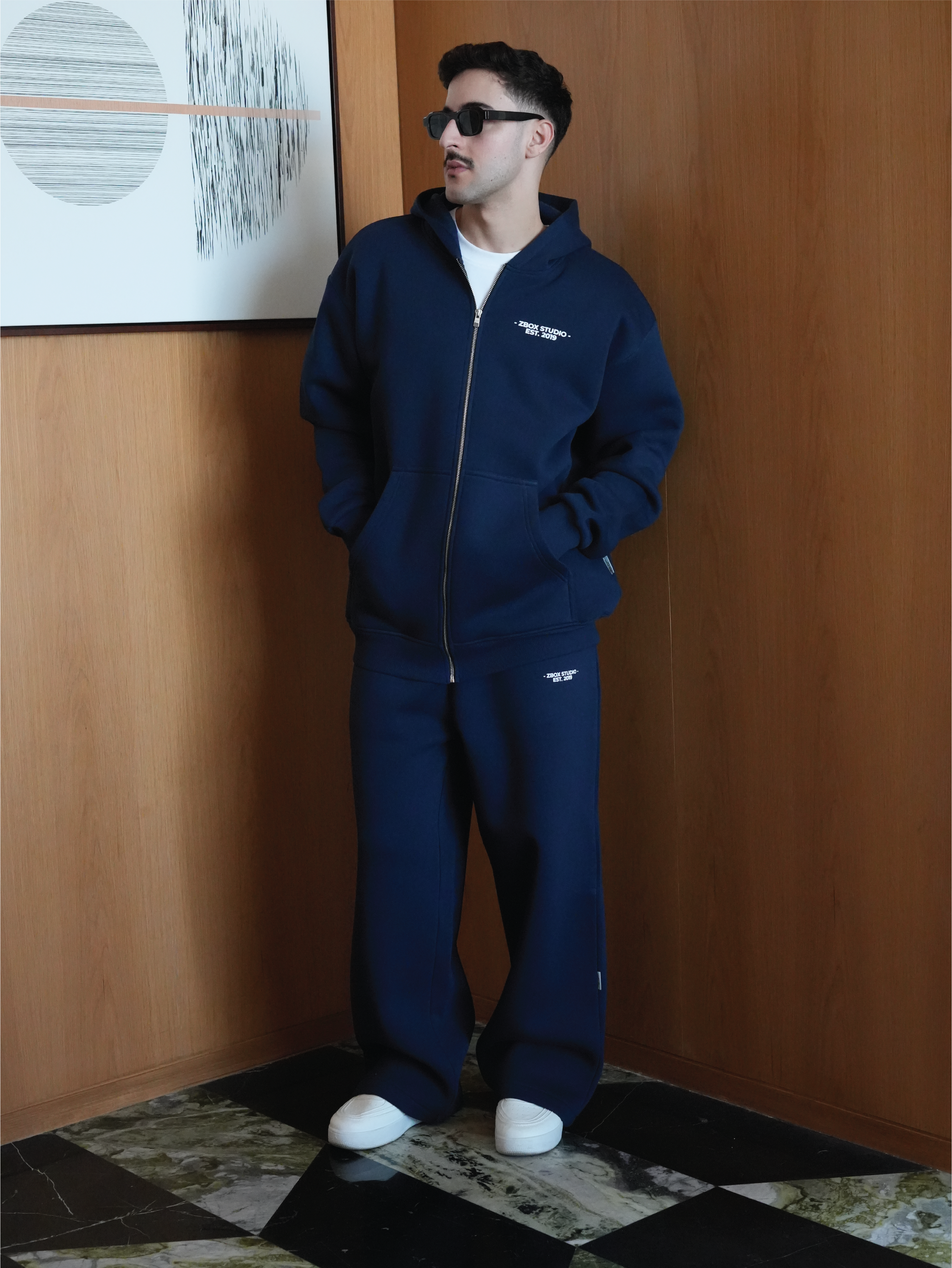 Navy Blue Lounge Trousers