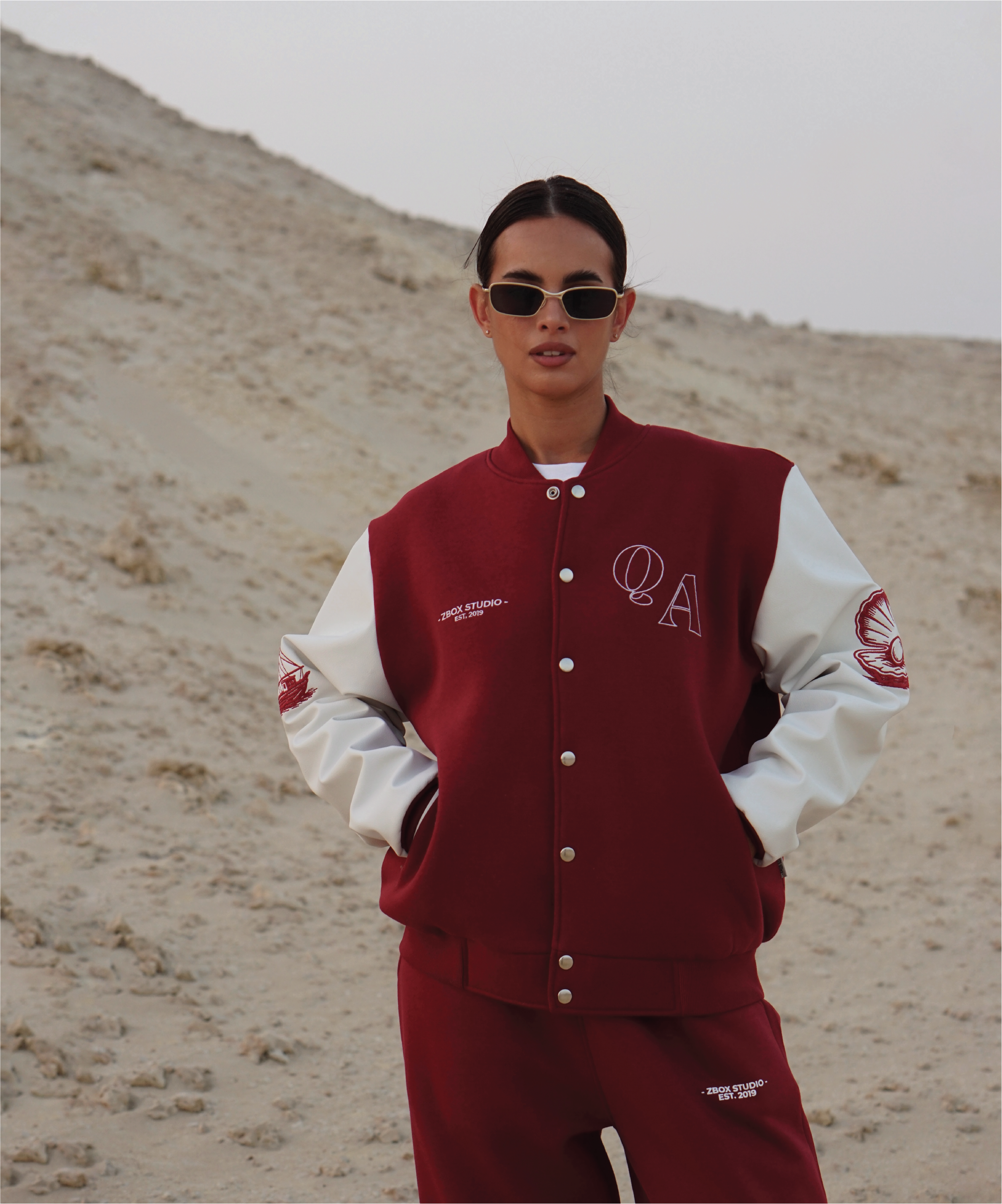 The Qatari 18 Varsity Jacket