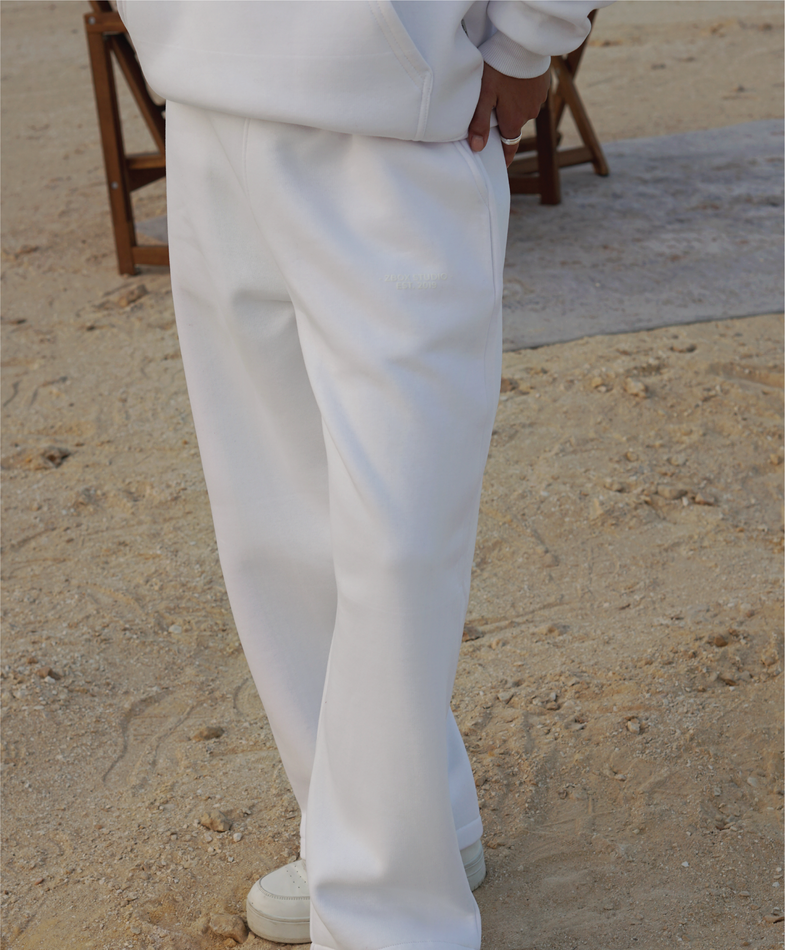 White Everyday Trousers