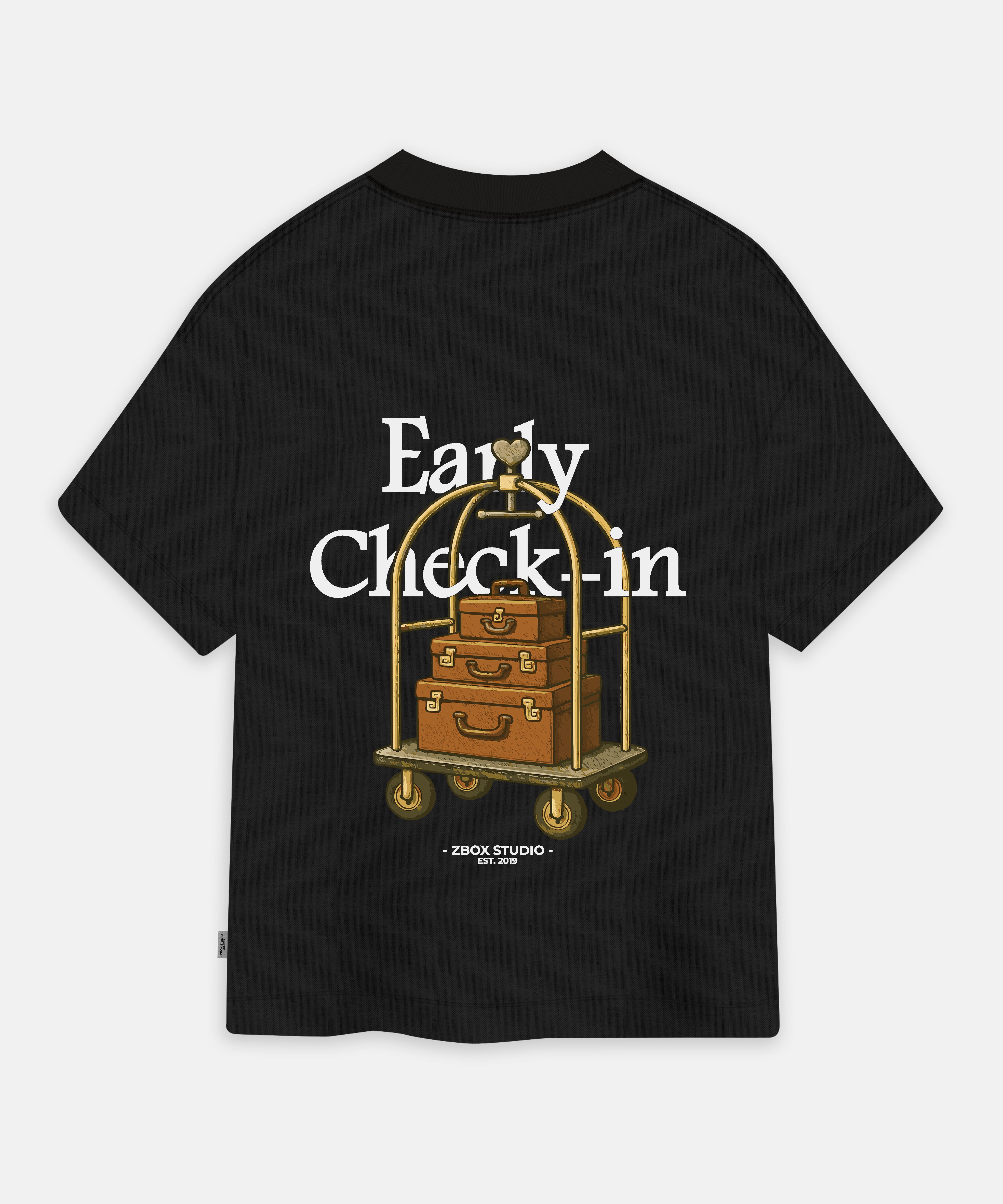 Early Check-in Oversized T-Shirt | Zbox Studio