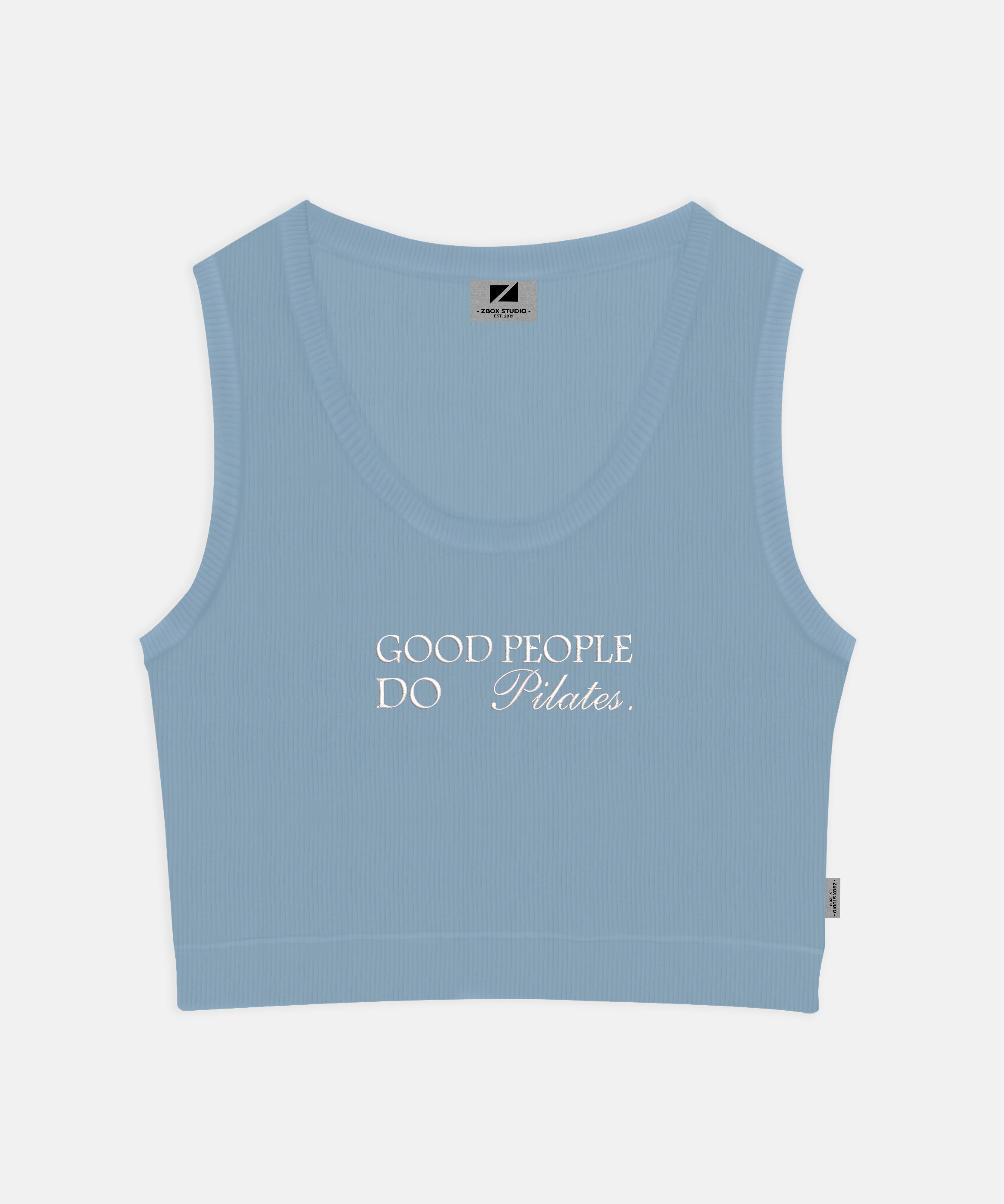 Good Girls Do Pilates Cropped Tank Top | Zbox Studio
