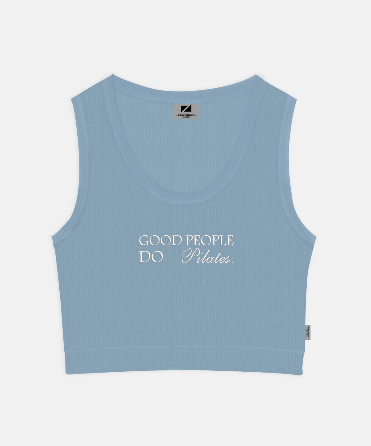 Good Girls Do Pilates Cropped Tank Top | Zbox Studio