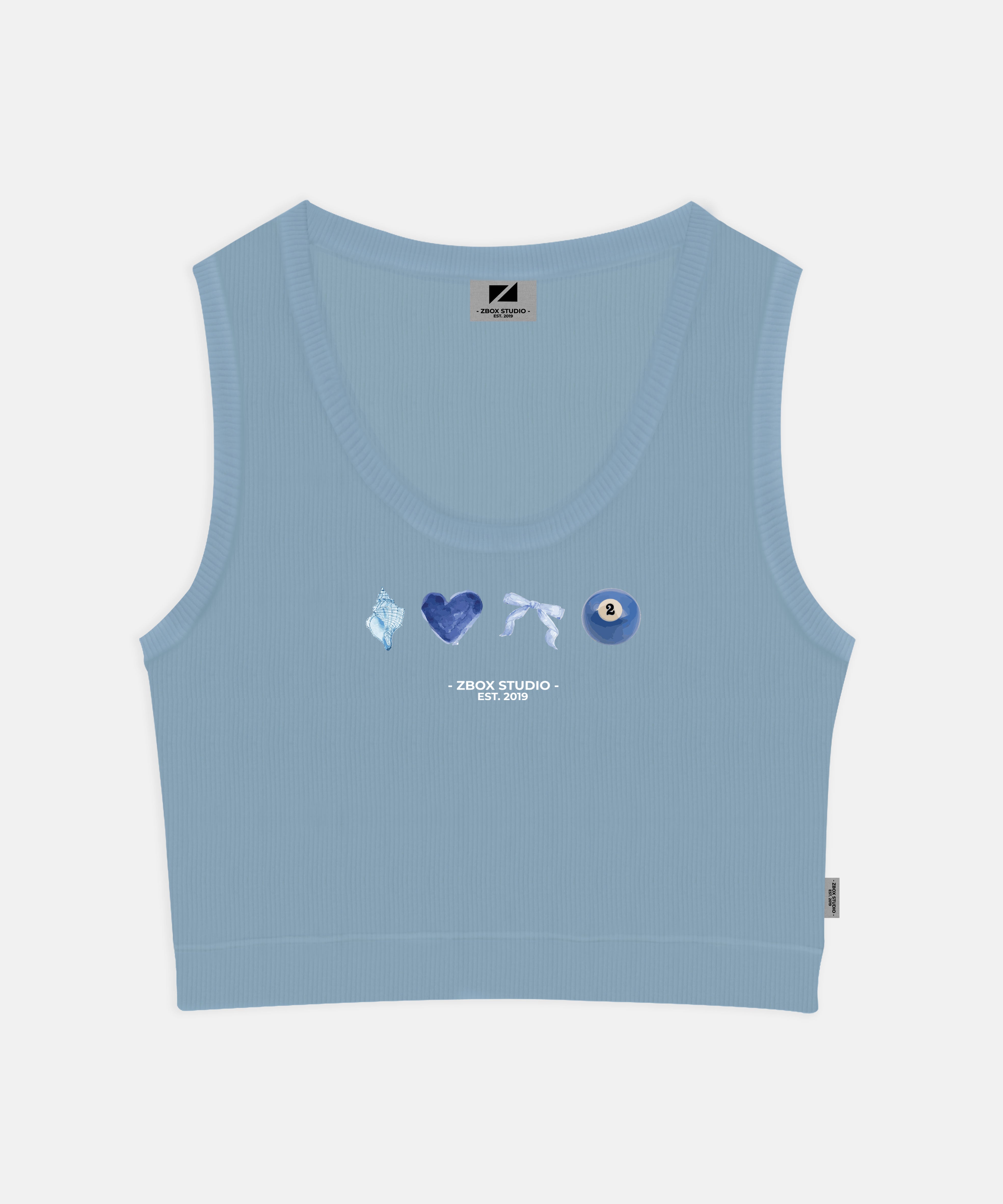 Coastal Memories Cropped Tank Top