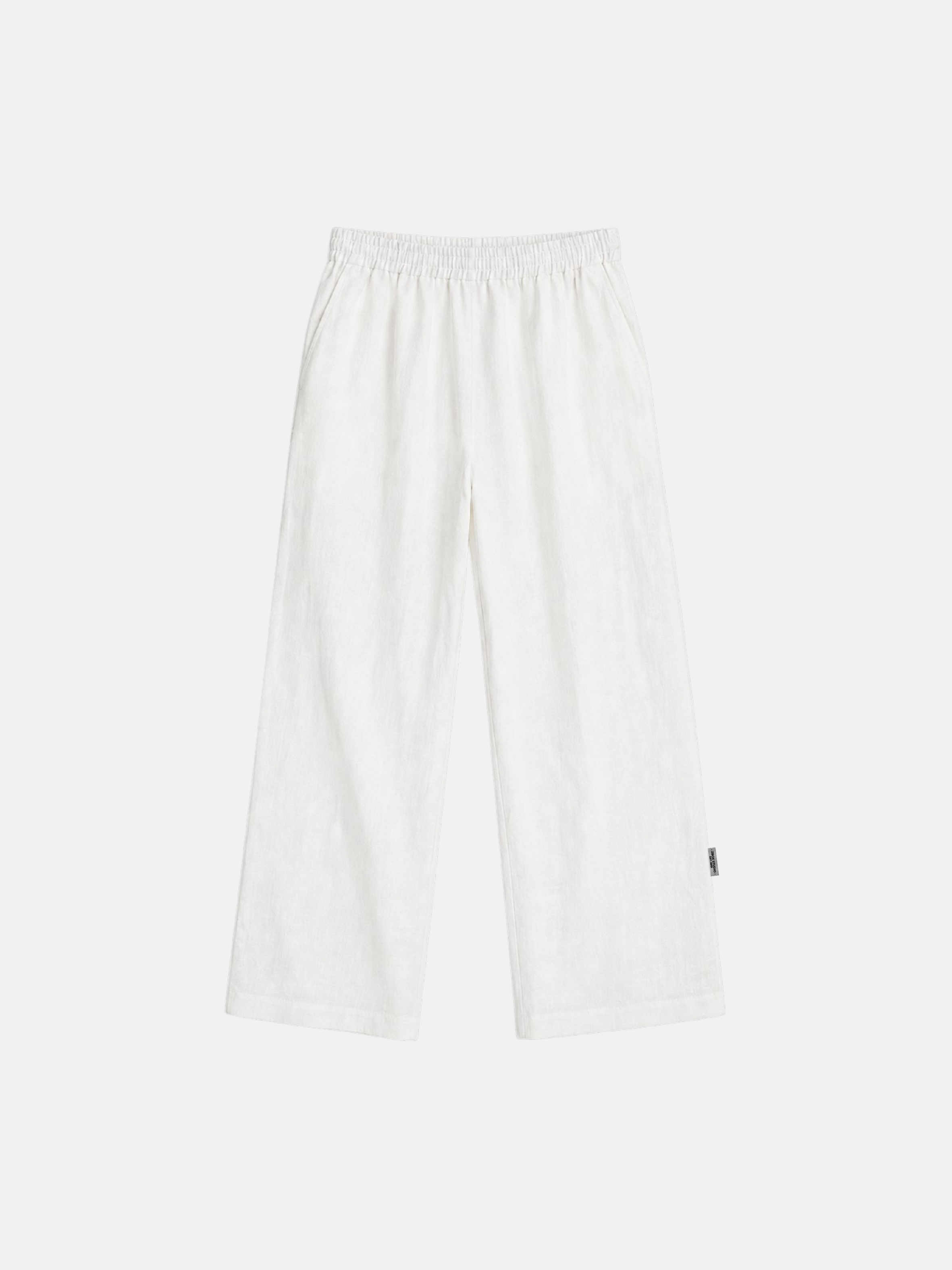 Resort Linen Trousers – White