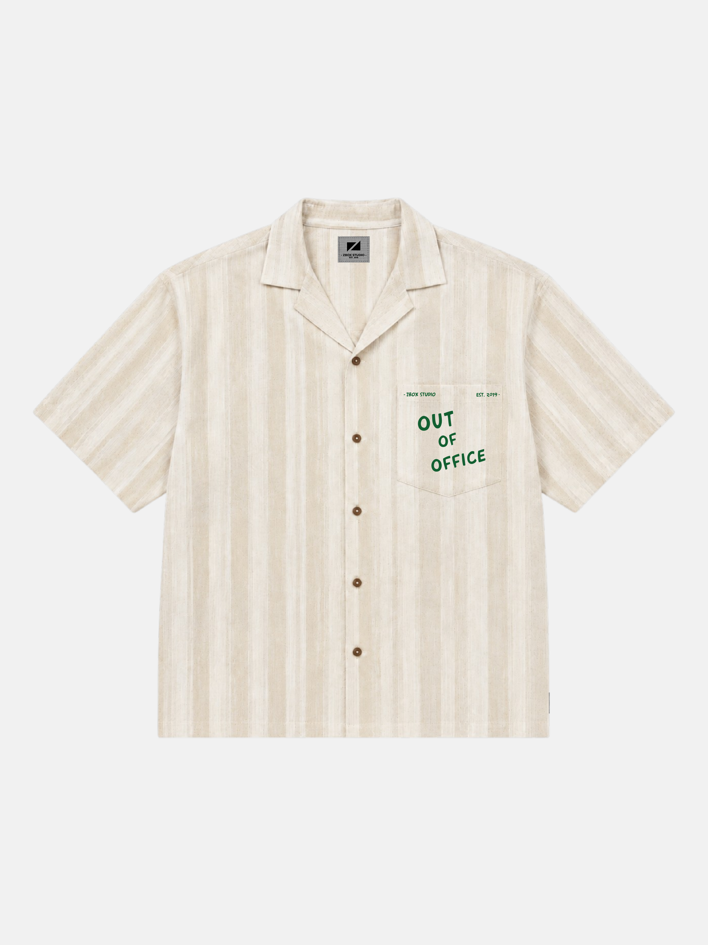 Mona Leav-sa Edition Linen Camp Collar Shirt