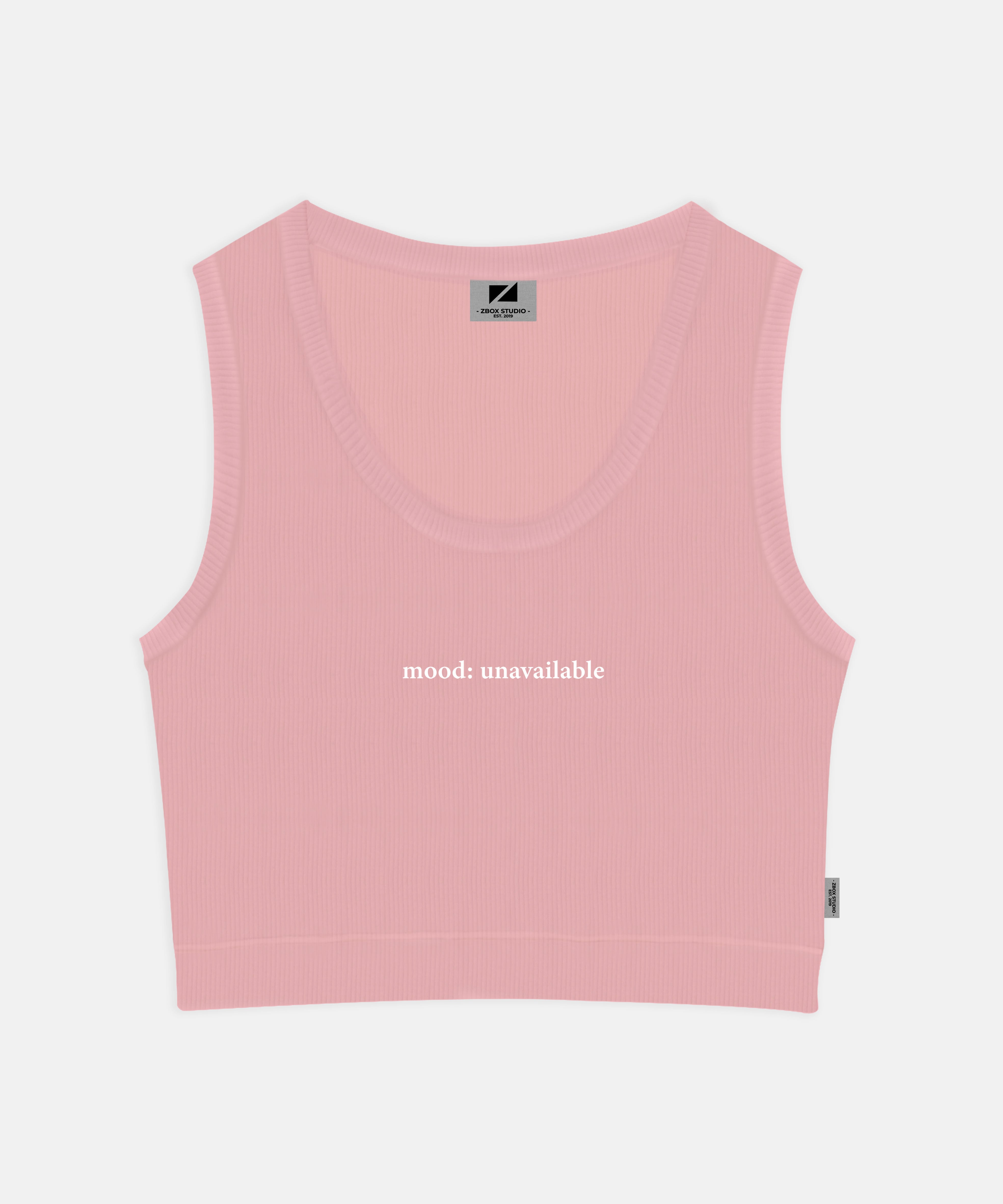 Mood: Unavailable Cropped Tank Top