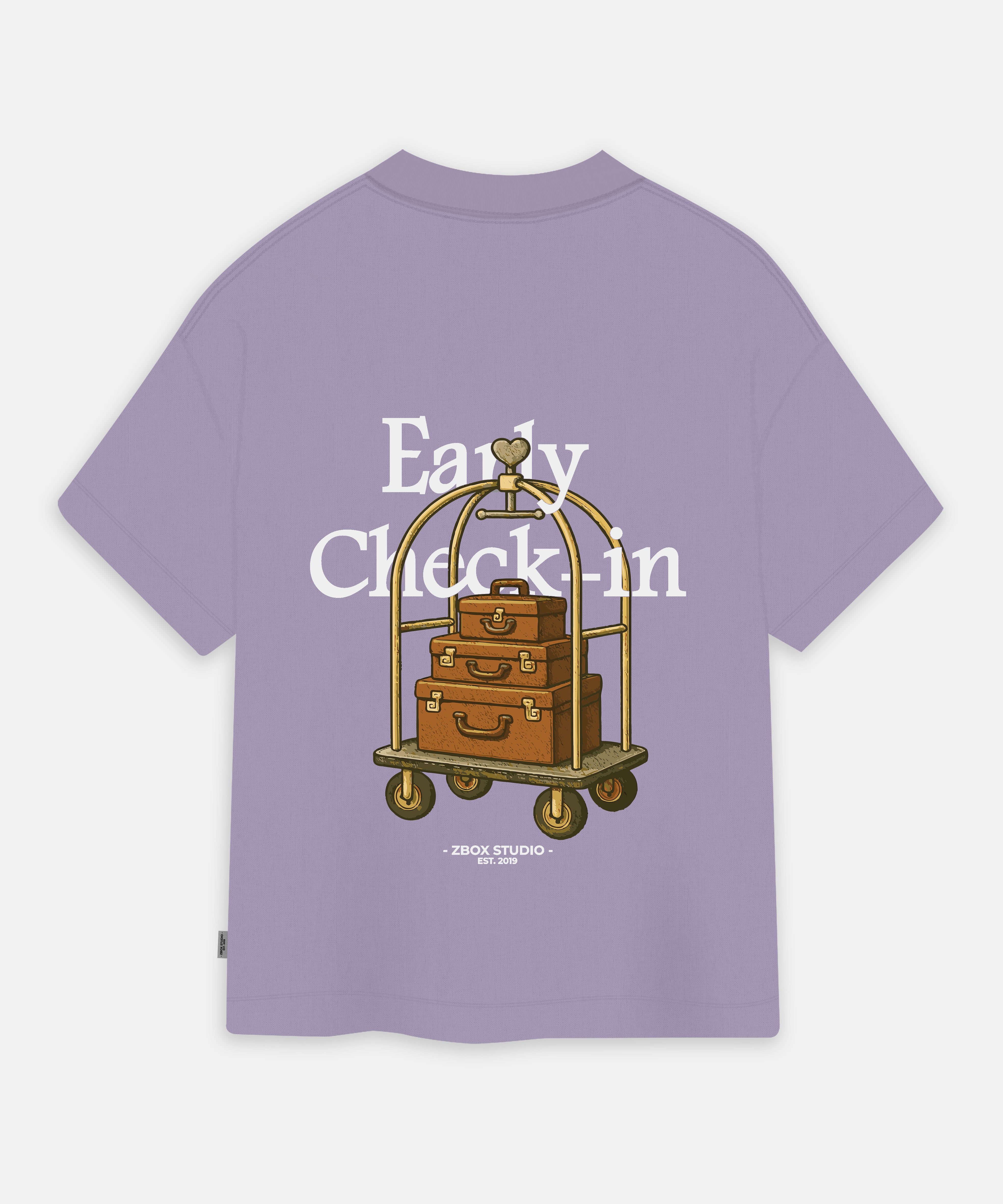 Early Check-in Oversized T-Shirt | Zbox Studio