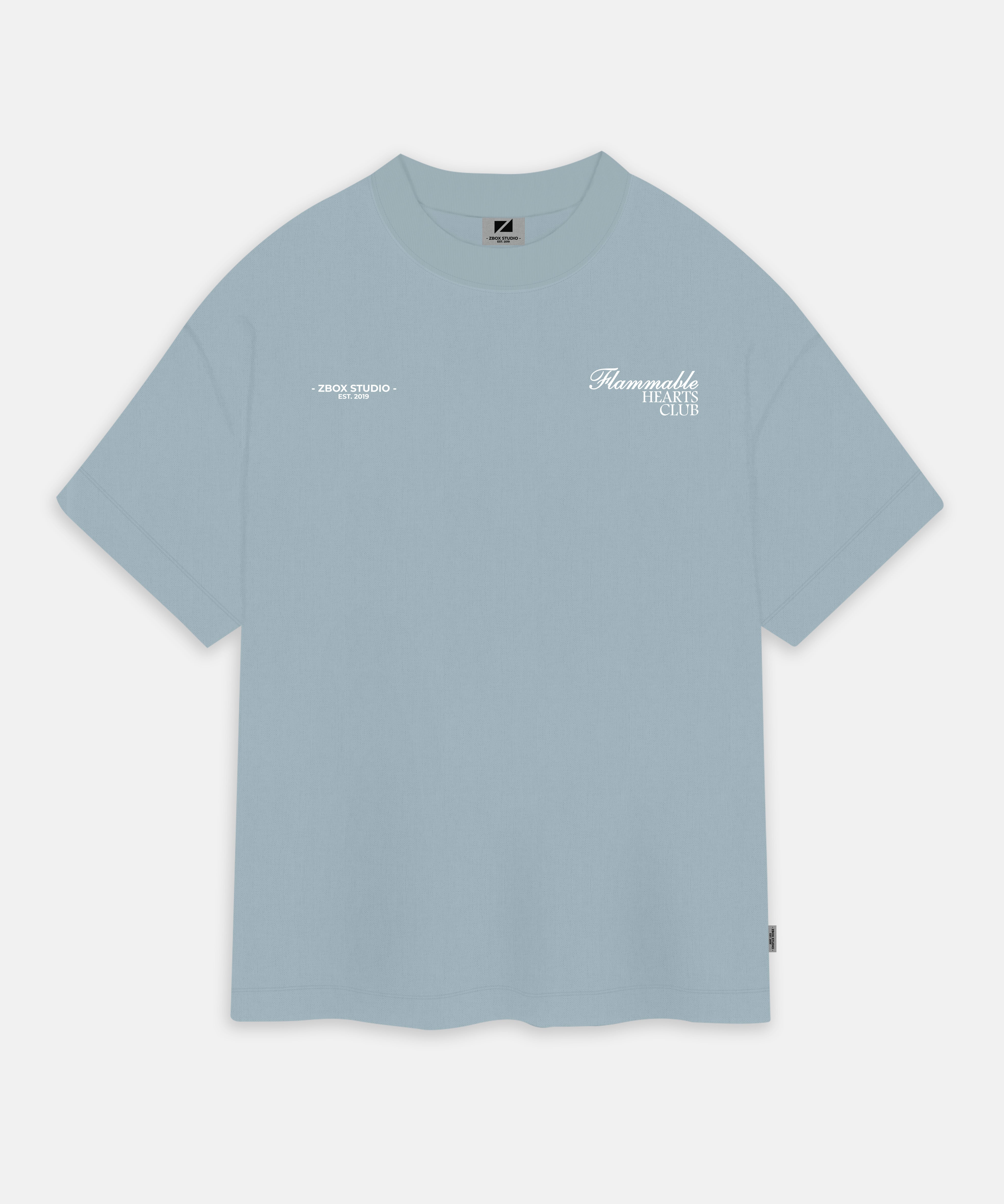 Flammable Hearts Club Oversized T-Shirt | Zbox Studio