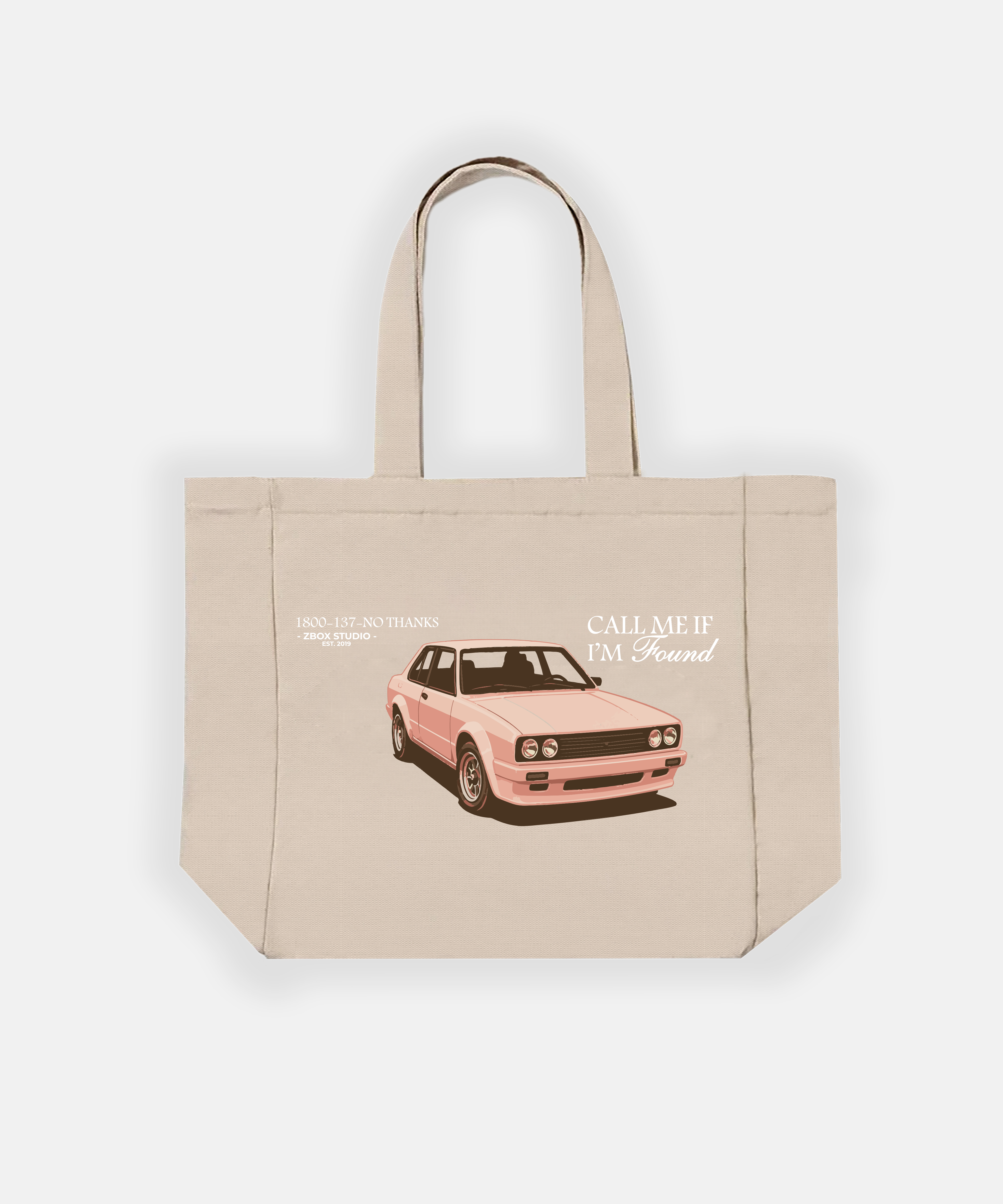 Call Me If I'm Found Tote Bag – Canvas Everyday Tote | Zbox