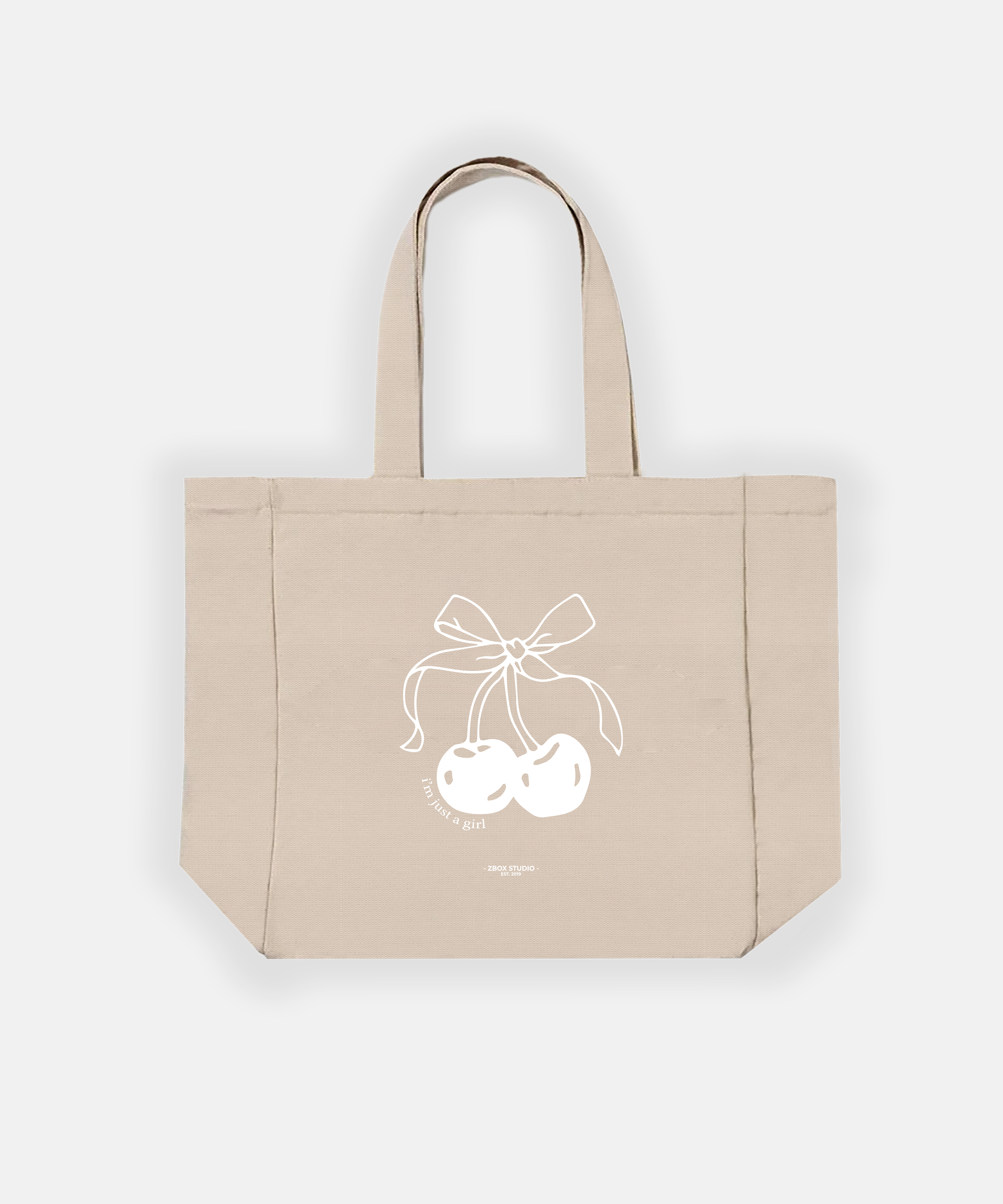 Cherry bow Tote Bag Cherry bow Tote Bag