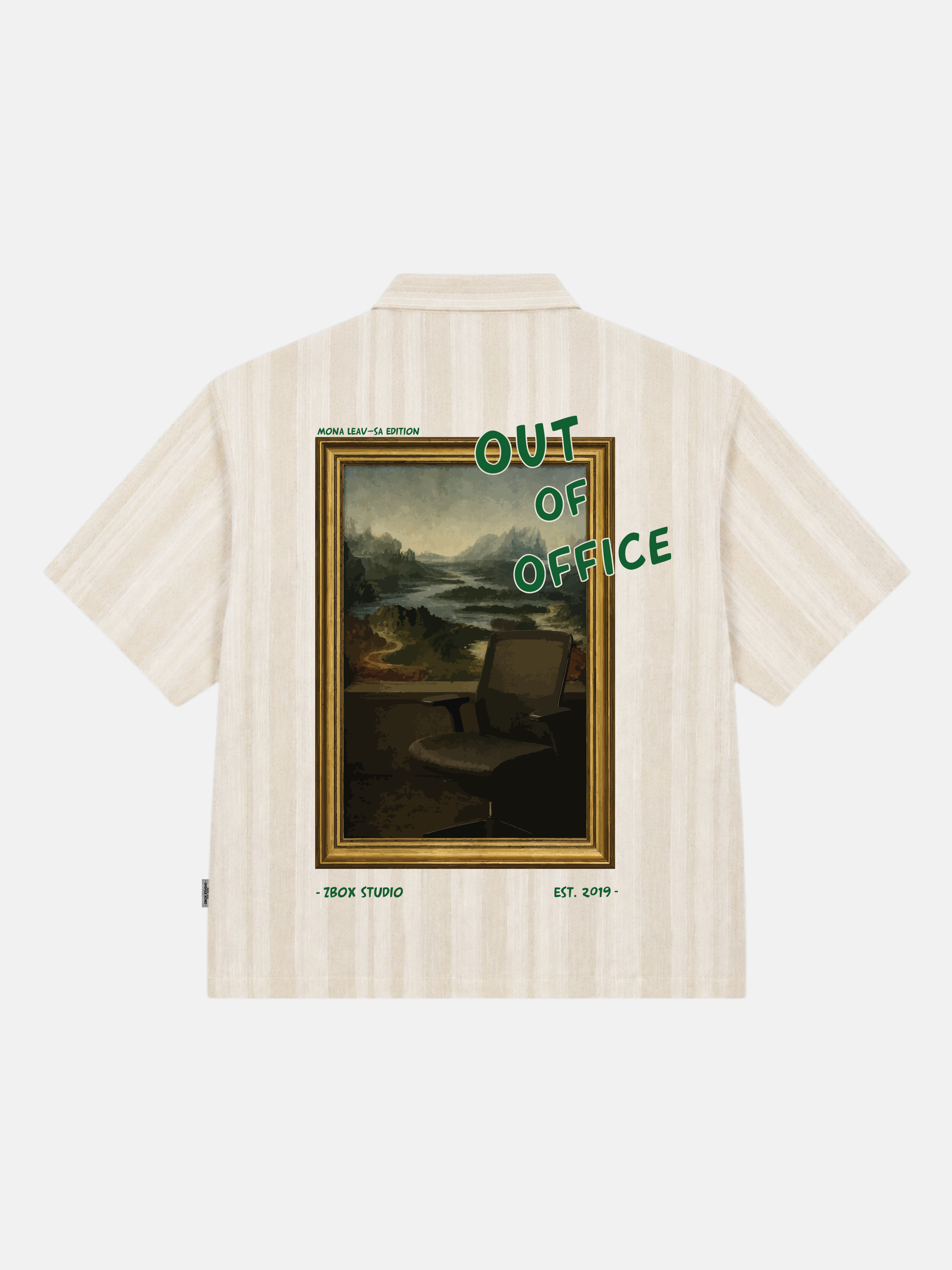 Mona Leav-sa Edition Linen Camp Collar Shirt